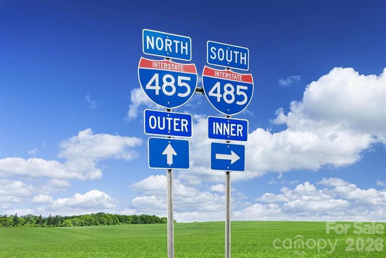 Area Photo - Imagine the ease of hopping onto I-485, less than 6 miles away for a quick commute to work or a spontaneous road trip. - 1235 Rutland Drive SW, Concord