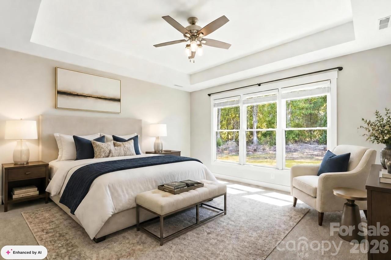 Primary Bedroom - Virtually Staged - 5115 Waxhaw Highway, Monroe