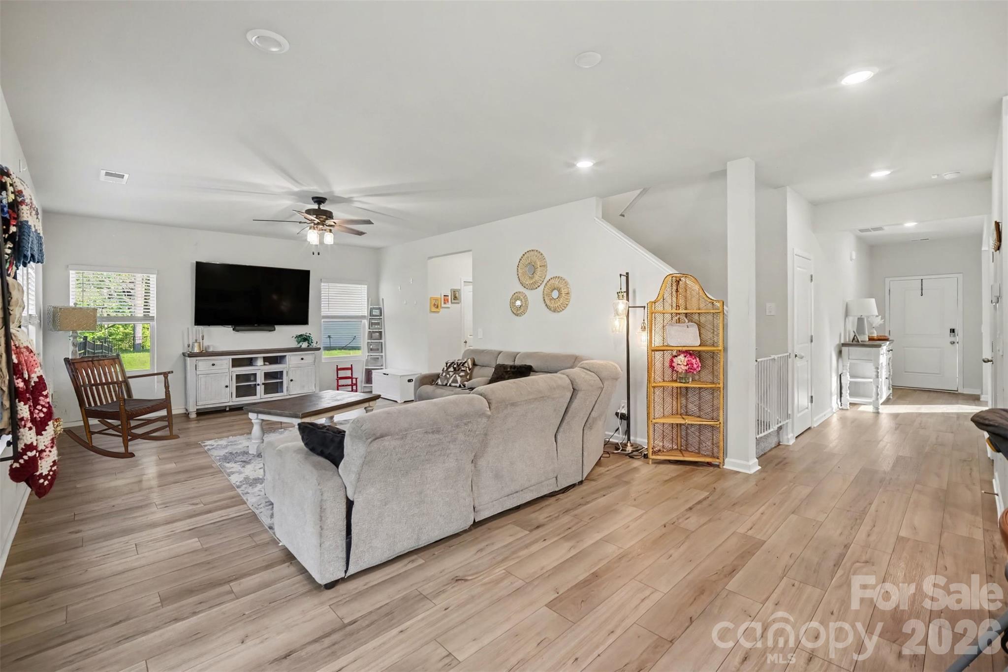 Plenty of room to relax and entertain in the great room. - 1623 Baymont Court, Stanley