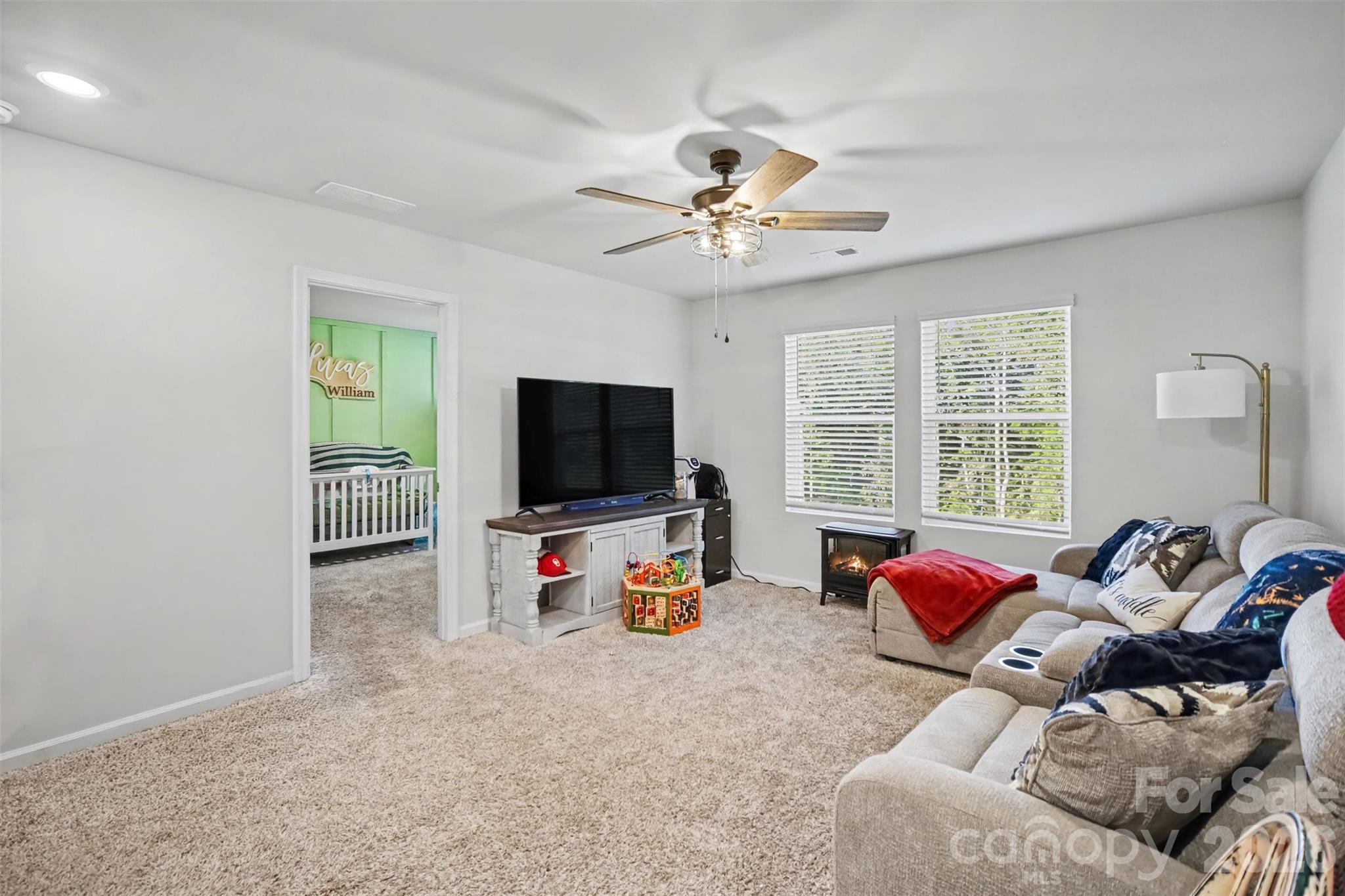 A cozy loft, great for movie nights or playtime. - 1623 Baymont Court, Stanley
