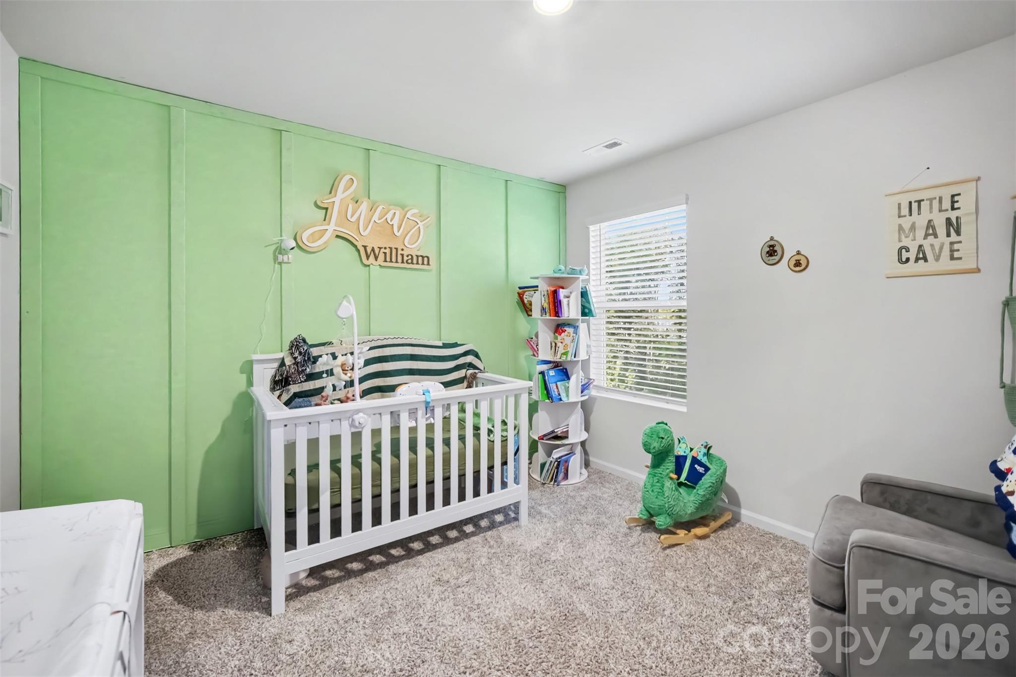 Bedroom #2: A sweet nursery - 1623 Baymont Court, Stanley