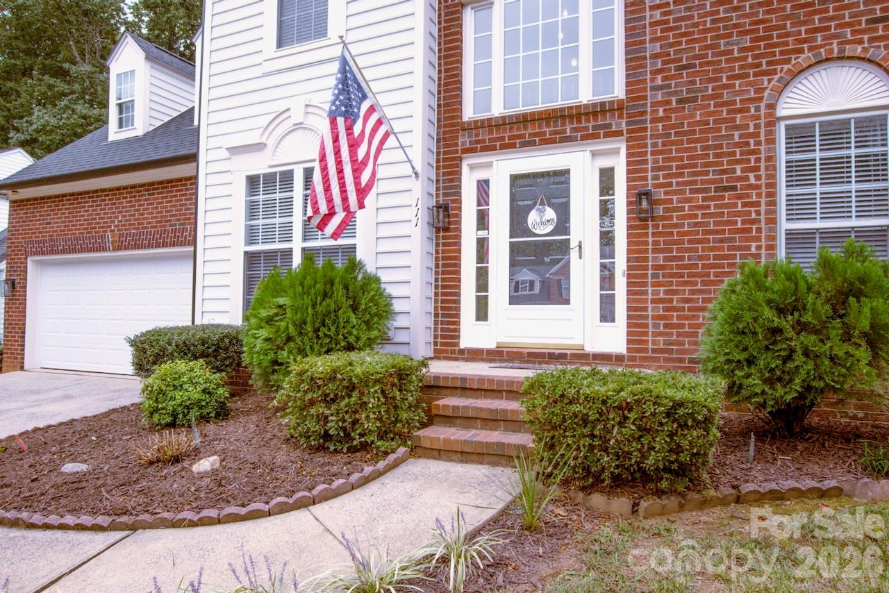 Inviting front entry - 111 Comata Road, Mooresville