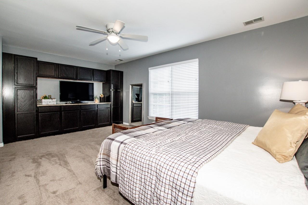 Bonus Room/Bedroom View 2 - built-ins - 111 Comata Road, Mooresville