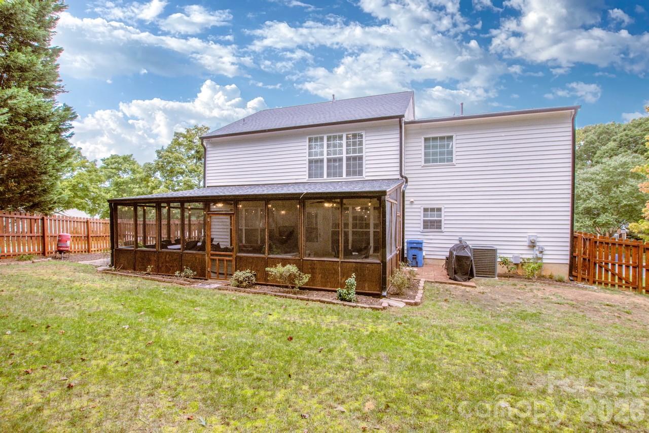 Back of home/screen porch - 111 Comata Road, Mooresville