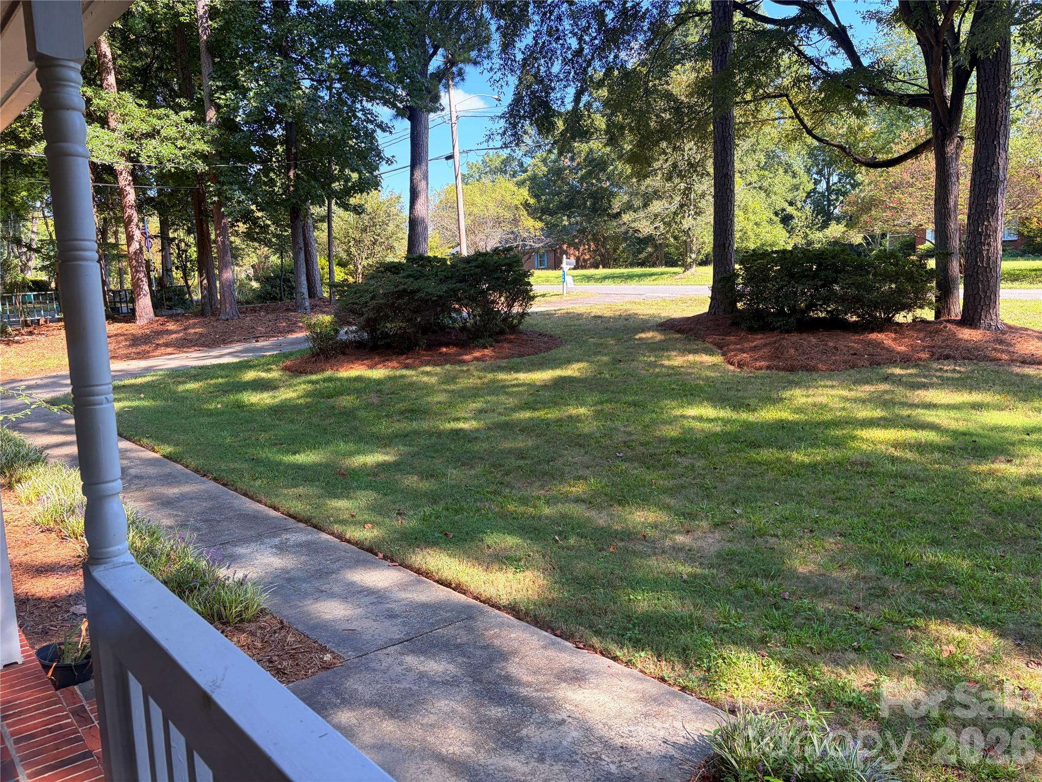 Porch view to the left (driveway side) - 248 Hillcrest Avenue, Rock Hill