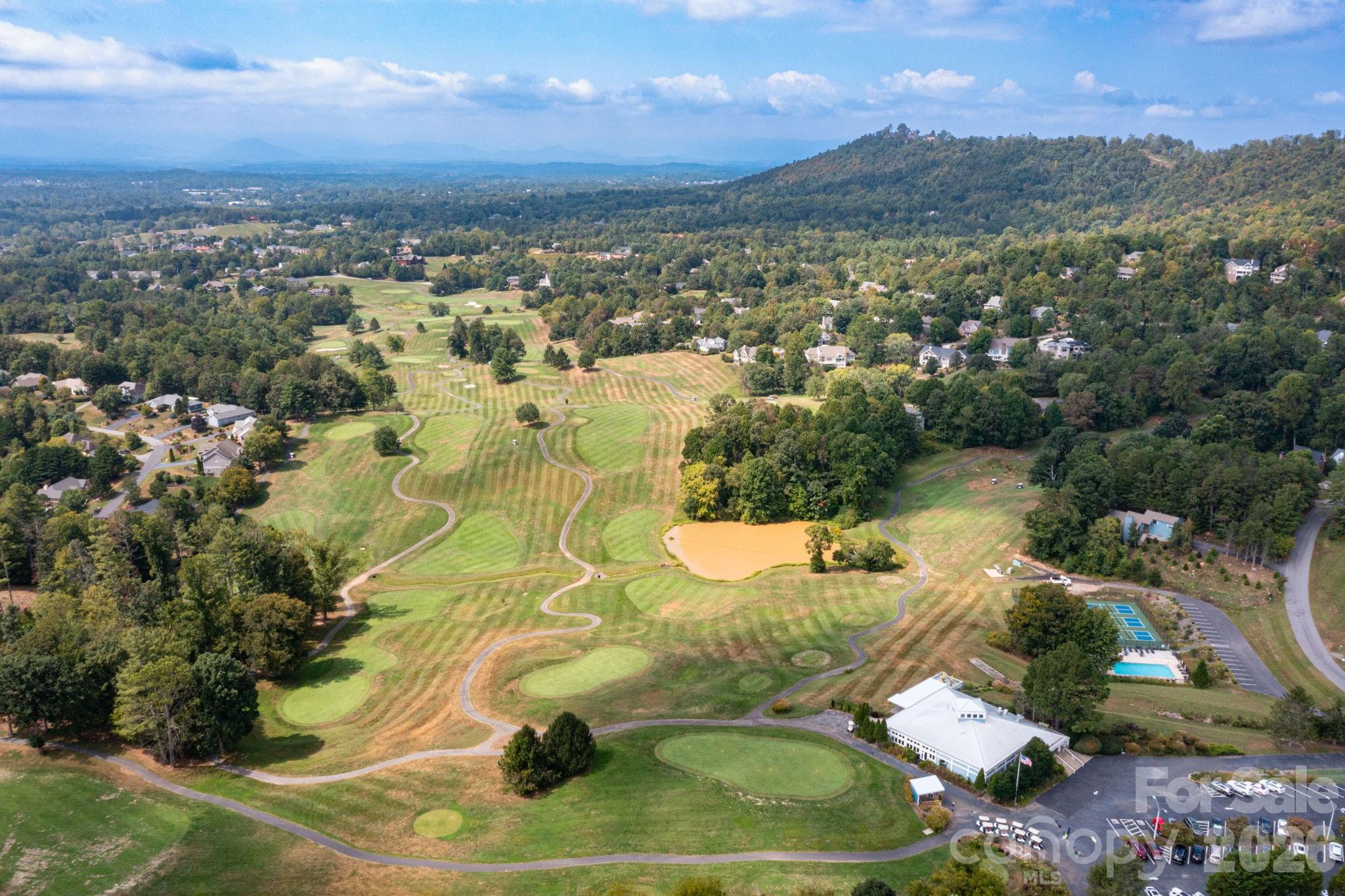Aerial Image - Golf Clubhouse, Amenities - 5 Meadowbrook Lane, Weaverville