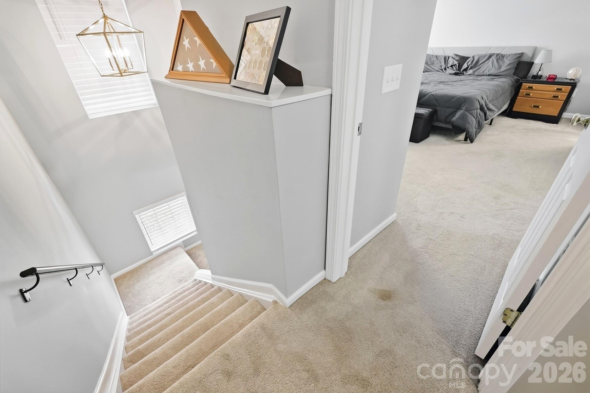 Staircase - 1719 Hidden Creek Drive, Rock Hill
