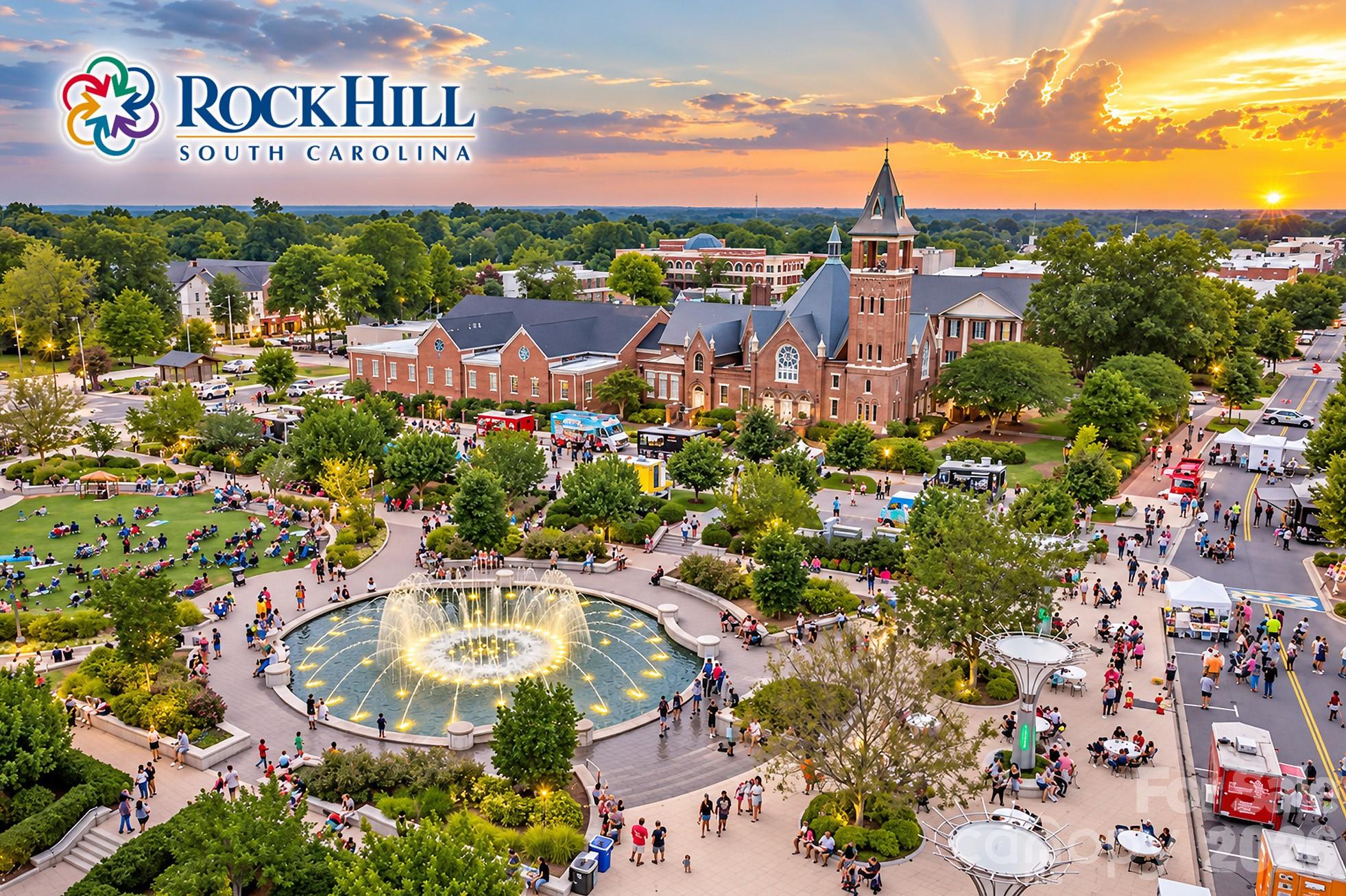 Short Drive to the Vibrant Downtown Rock Hill - 1719 Hidden Creek Drive, Rock Hill