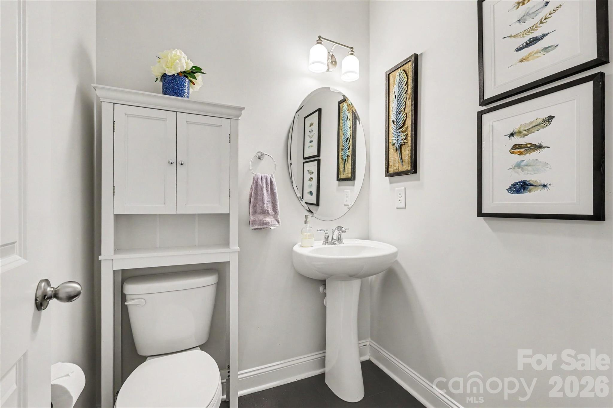 Main level half bathroom - 6247 Six String Court, Fort Mill