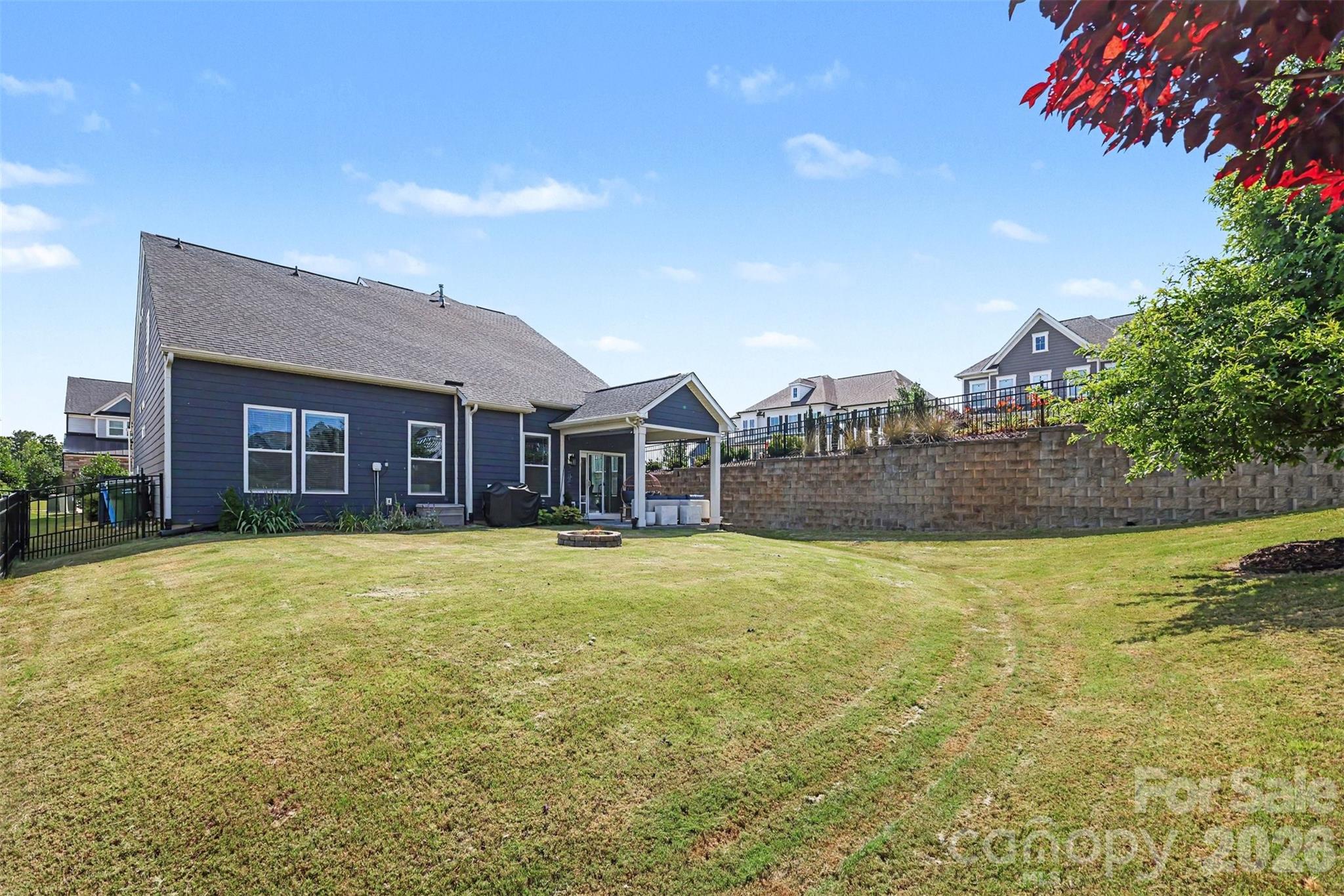 Back yard view - 6247 Six String Court, Fort Mill