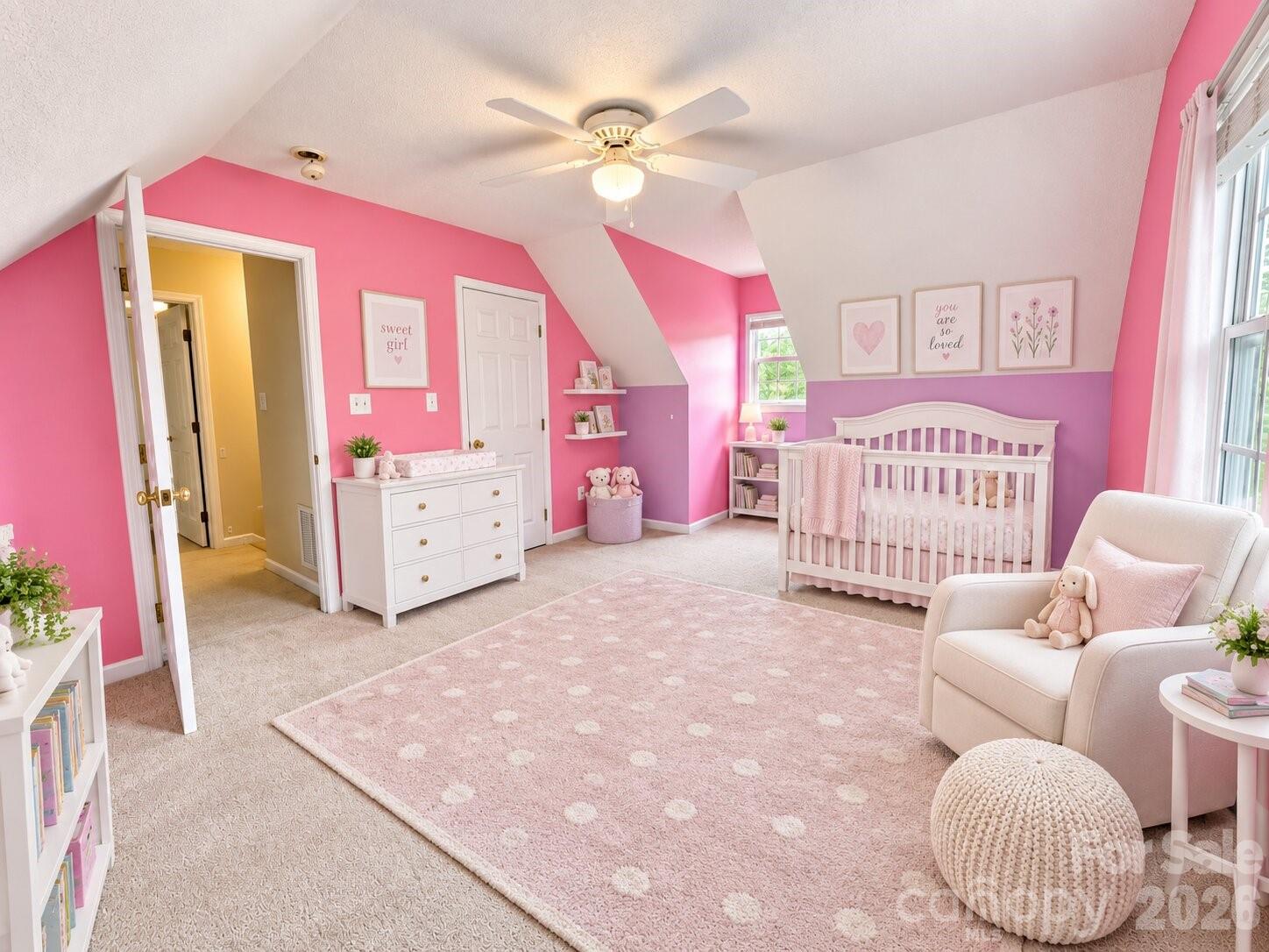 Virtual staged bedroom 2 - 4075 Zebulon Avenue SW, Concord