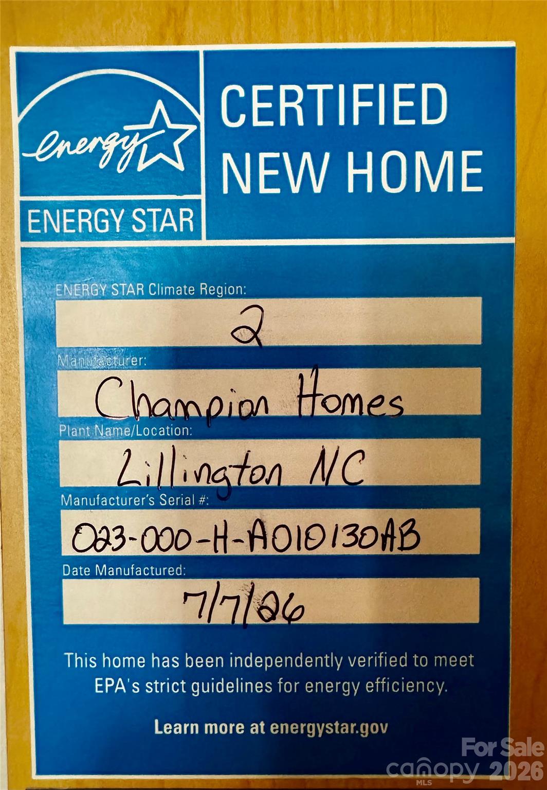 Energy Star Certified - 105 Cottontail Lane, Statesville
