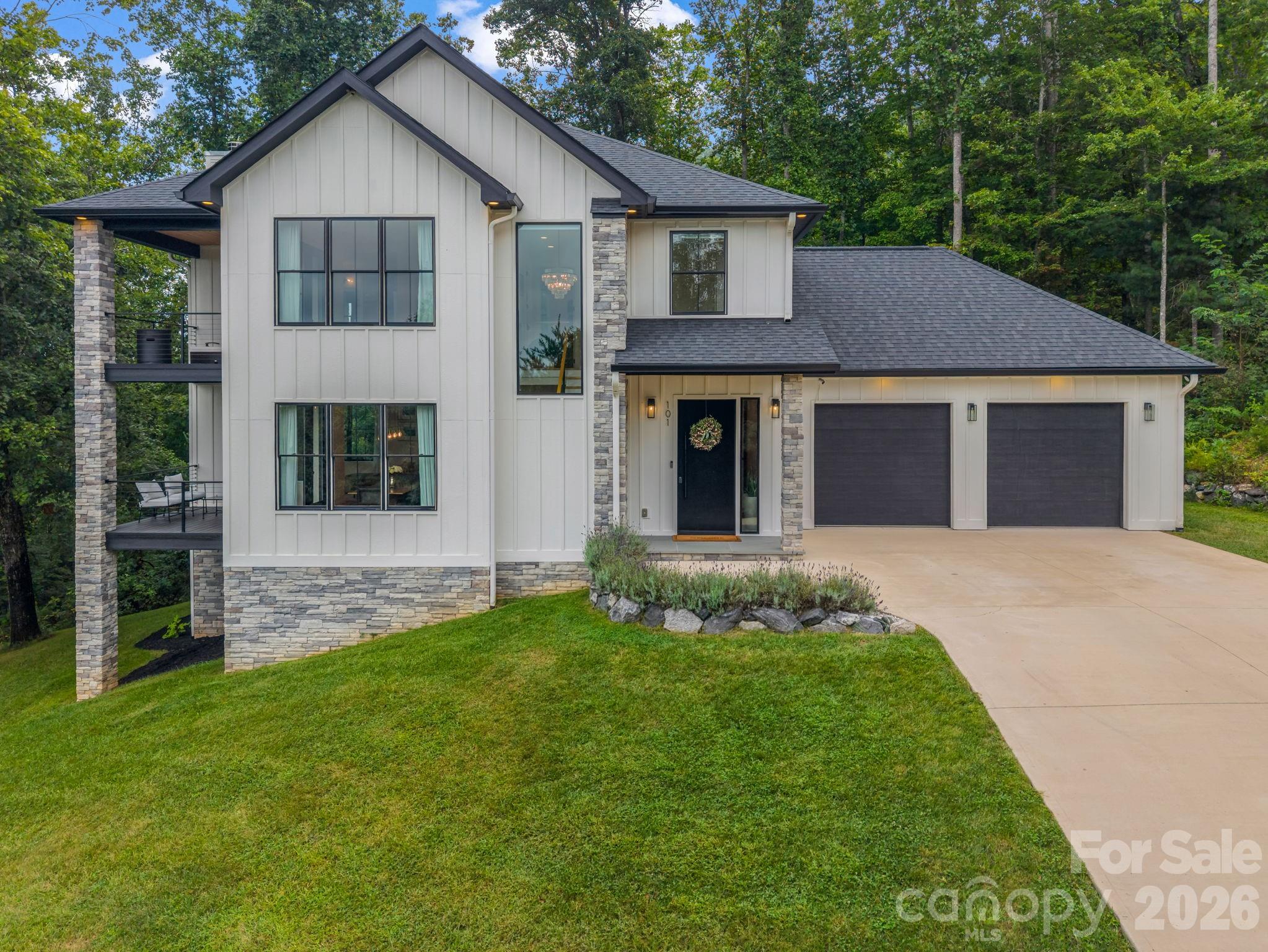 Single Family Residence at 101 Balsamwood Road, Leicester, photo 3 of 48