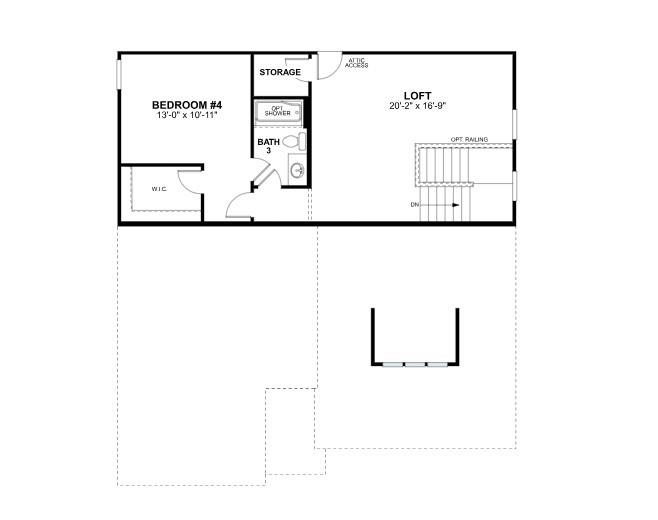 Second floor - 7120 Helmans Drive, Huntersville