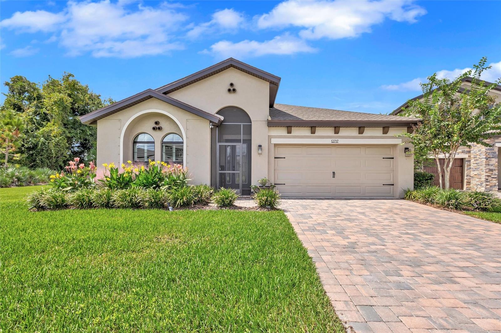 Fenced yard and only one neighbor! - 12717 OAK HILL WAY, PARRISH