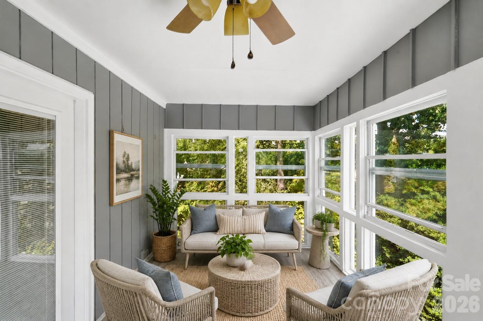 Virtually Staged- Sunroom - 3022 Point Clear Drive, Tega Cay