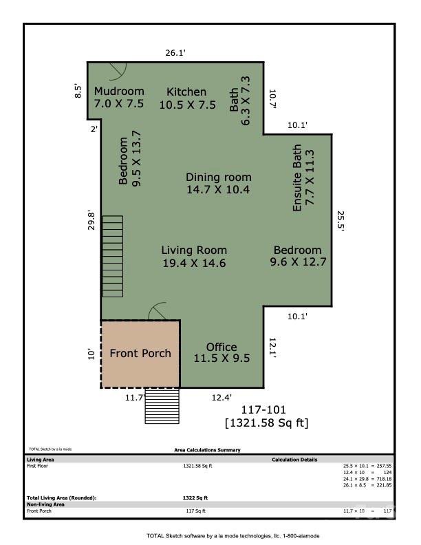 Apartment at 117 & 119 Spears Avenue, Asheville, photo 36 of 39