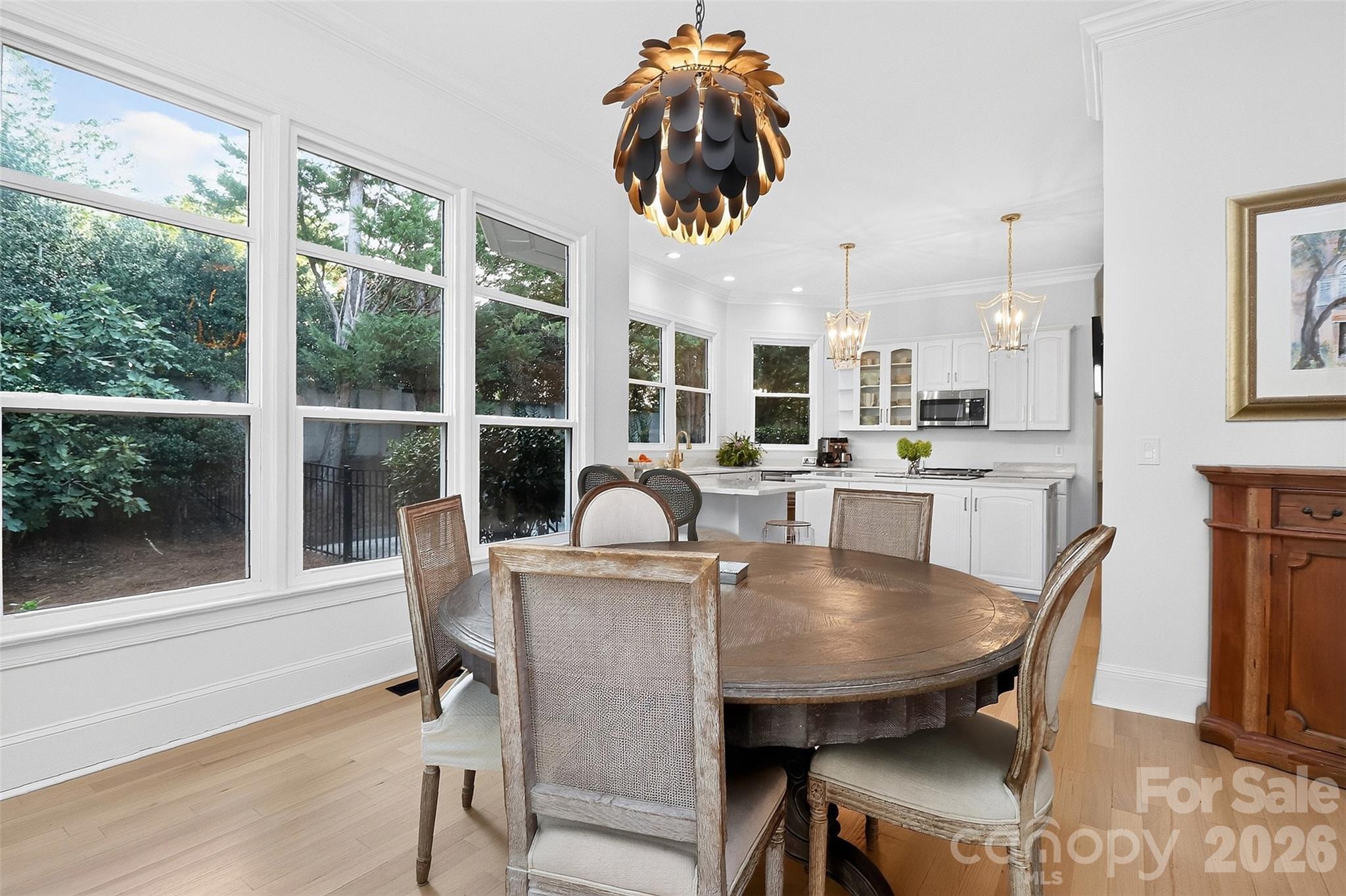breakfast area off the kitchen - 1901 Cortelyou Road, Charlotte