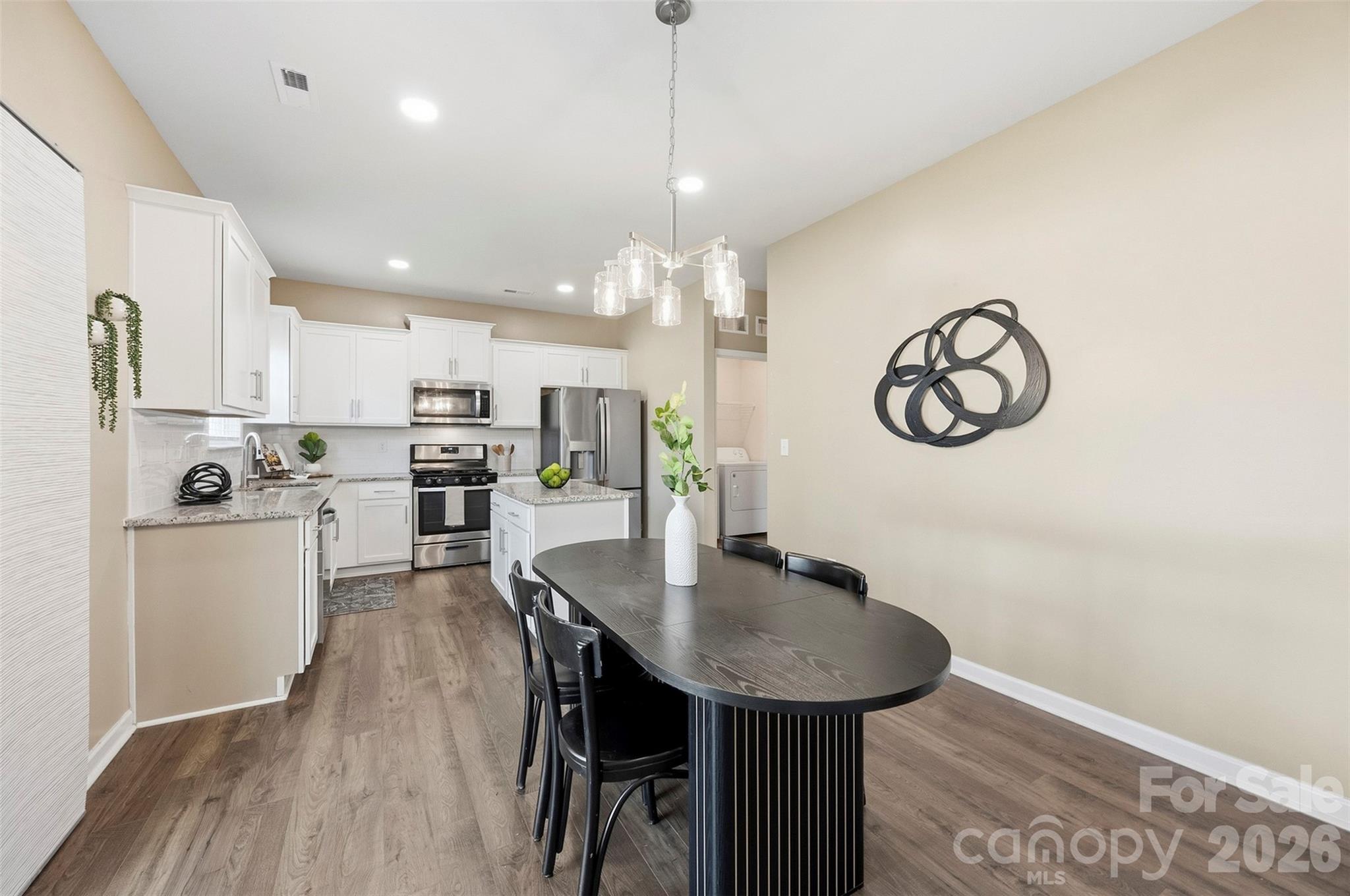 Open floor plan dining area - 7572 Nolen Farm Drive, Gastonia