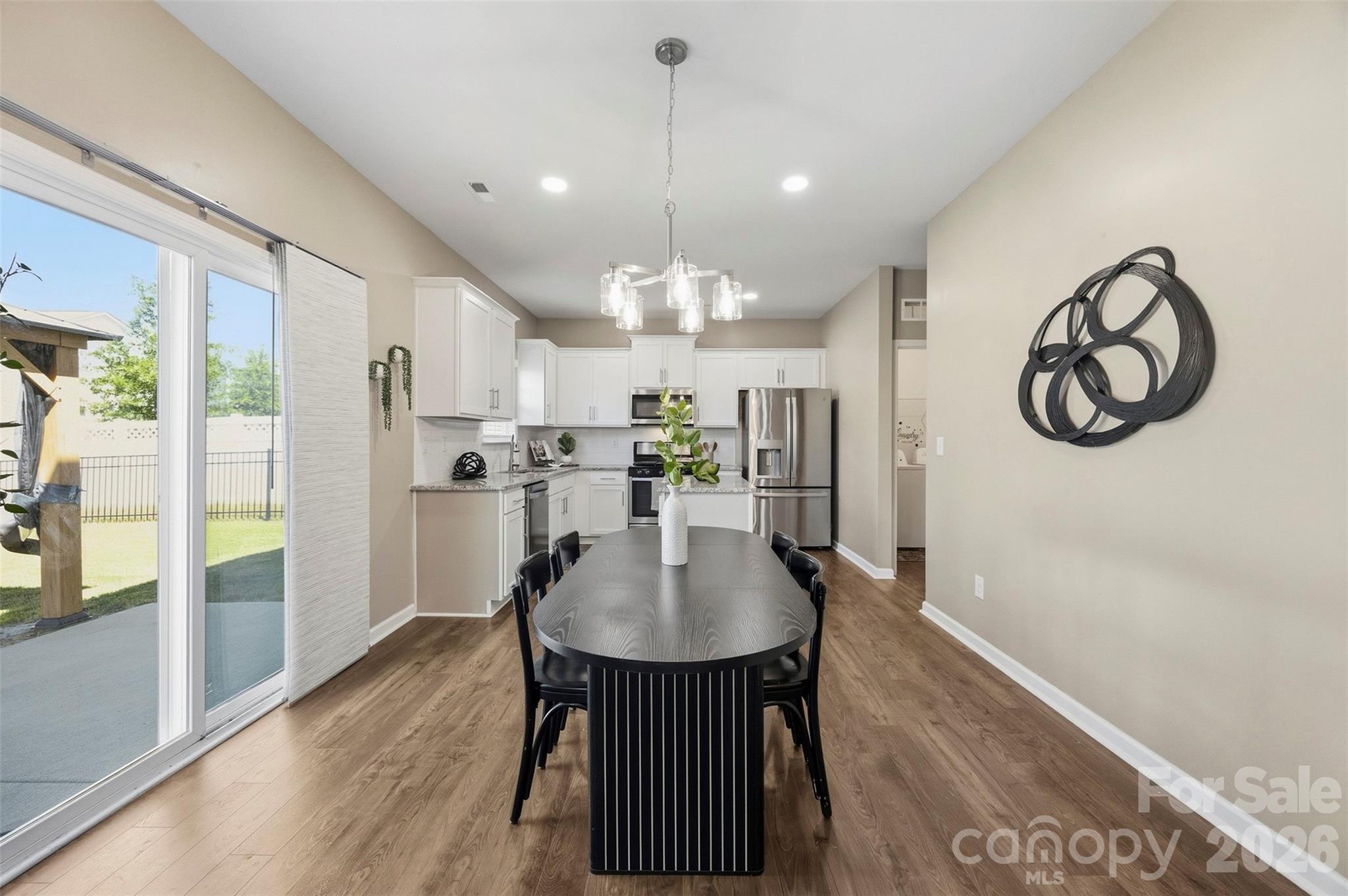 Open floor plan dining area - 7572 Nolen Farm Drive, Gastonia