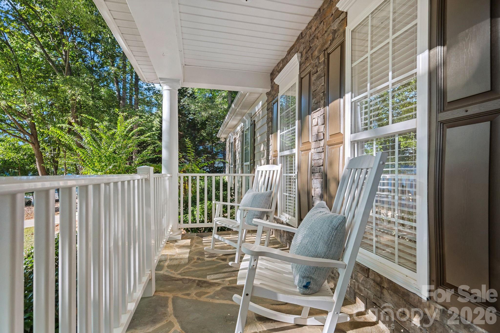 Front Porch with Water Views - 155 Culpeze Road, Mooresville
