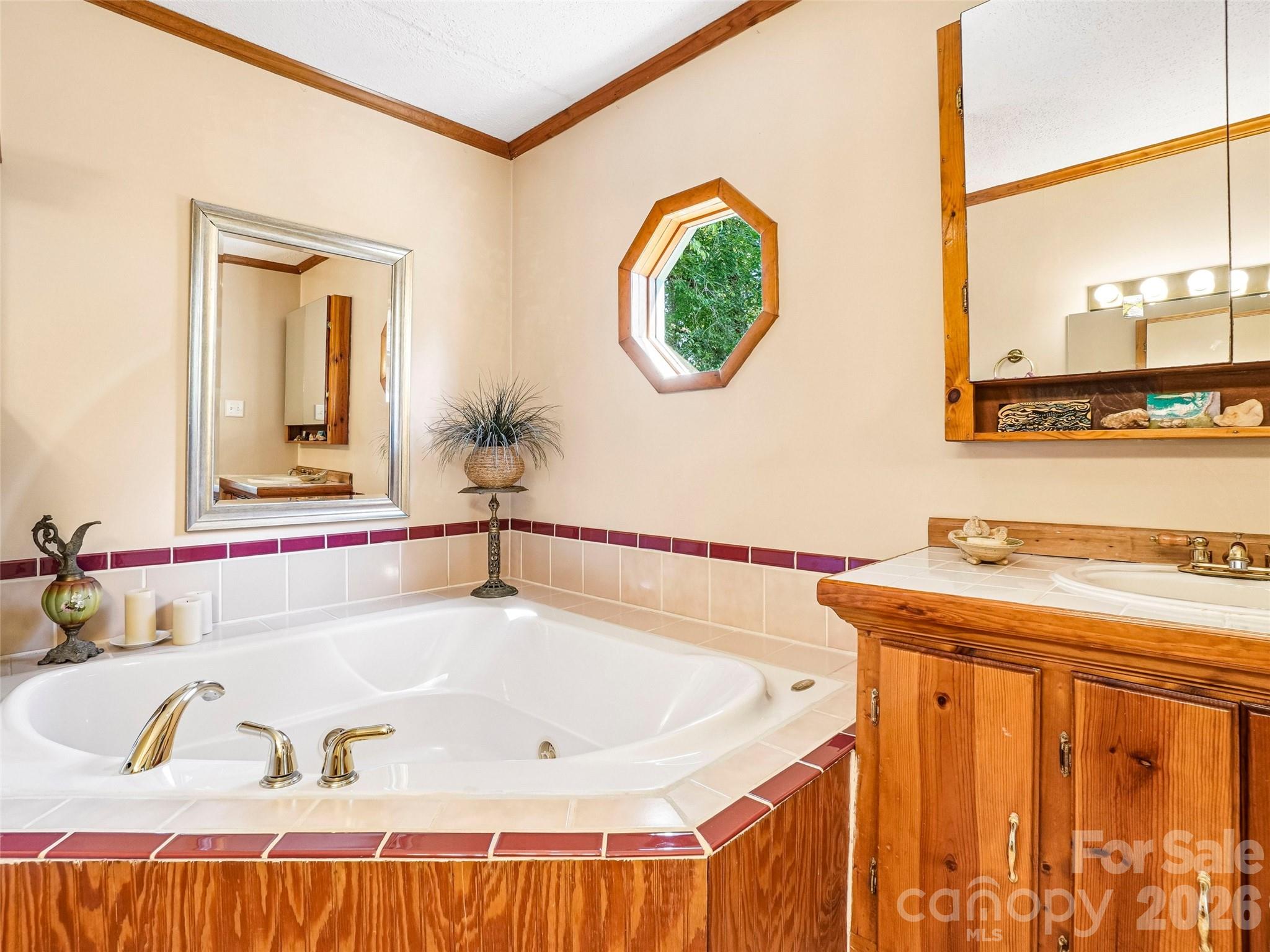 Full bath, South primary suite - 75 Cisco Road, Asheville