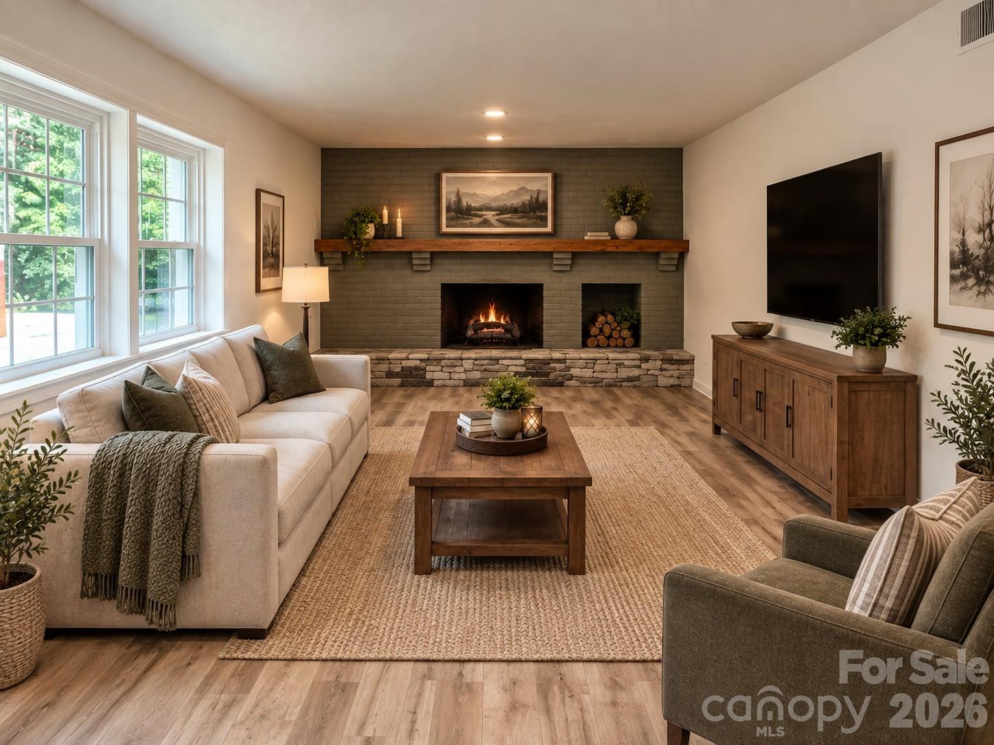Photo enhanced with decor - 845 Cherokee Place SW, Lenoir