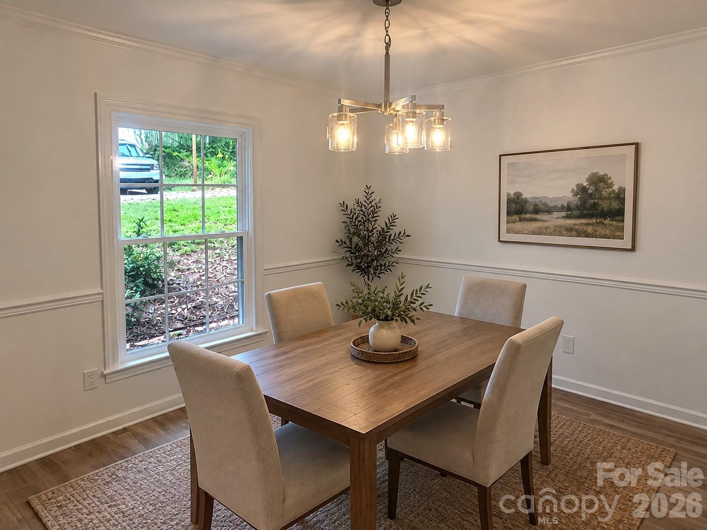 AI added furniture and decor - 845 Cherokee Place SW, Lenoir