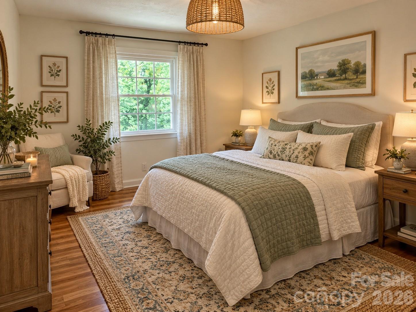 furnished with AI generated decor - 845 Cherokee Place SW, Lenoir