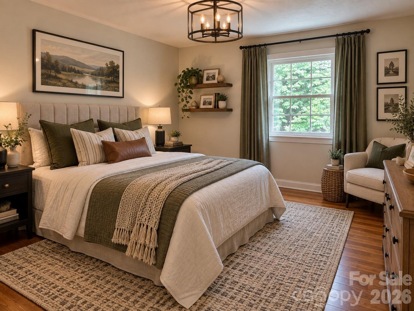 furnished with AI generated decor - 845 Cherokee Place SW, Lenoir