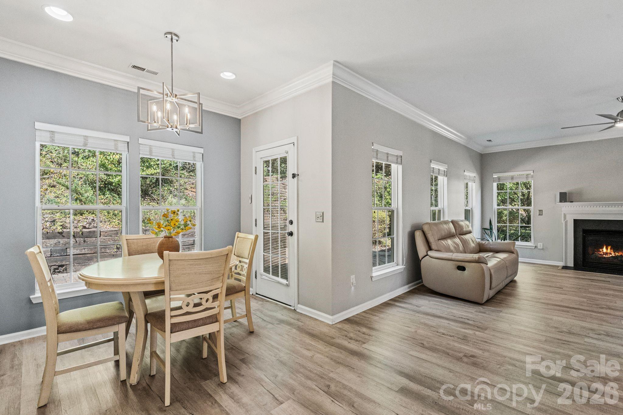 Breakfast room - 7702 Antique Circle, Waxhaw