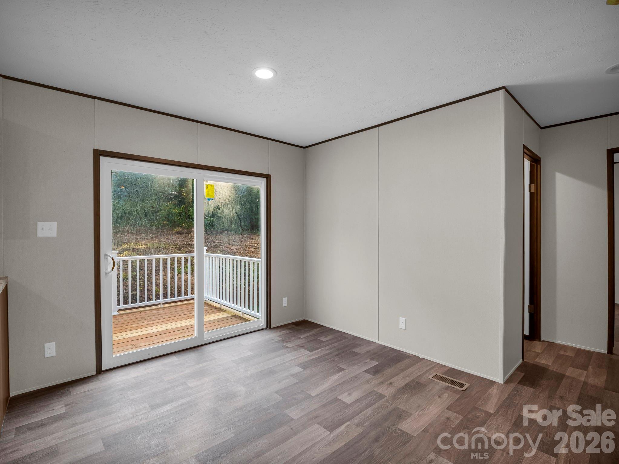 Dining Room w/Sliding Doors to Back Deck - 184 Crawford Hollow, Rutherfordton