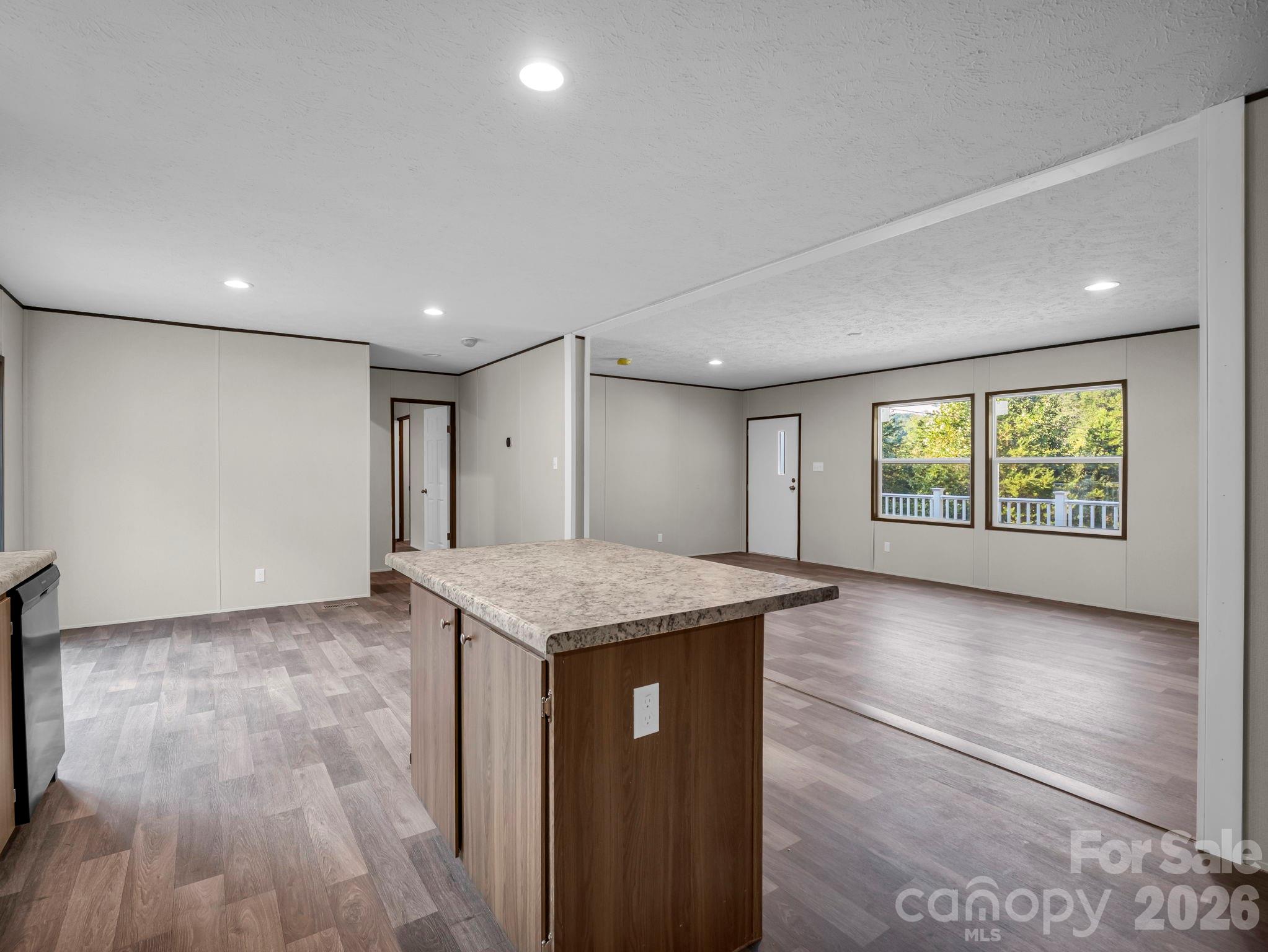 Kitchen Opens to Dining/Living Room - 184 Crawford Hollow, Rutherfordton