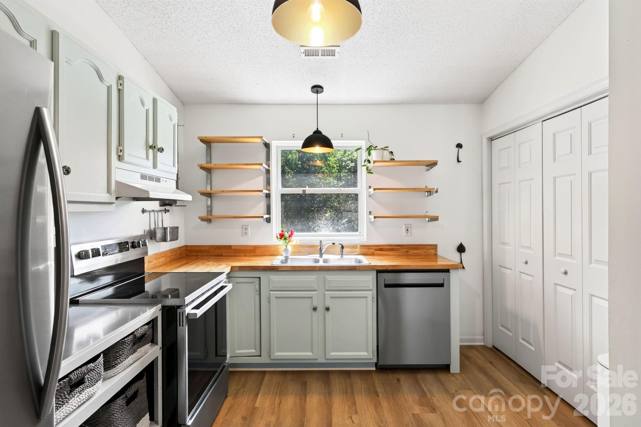New butcher block countertop - 15 Krista Circle, Candler