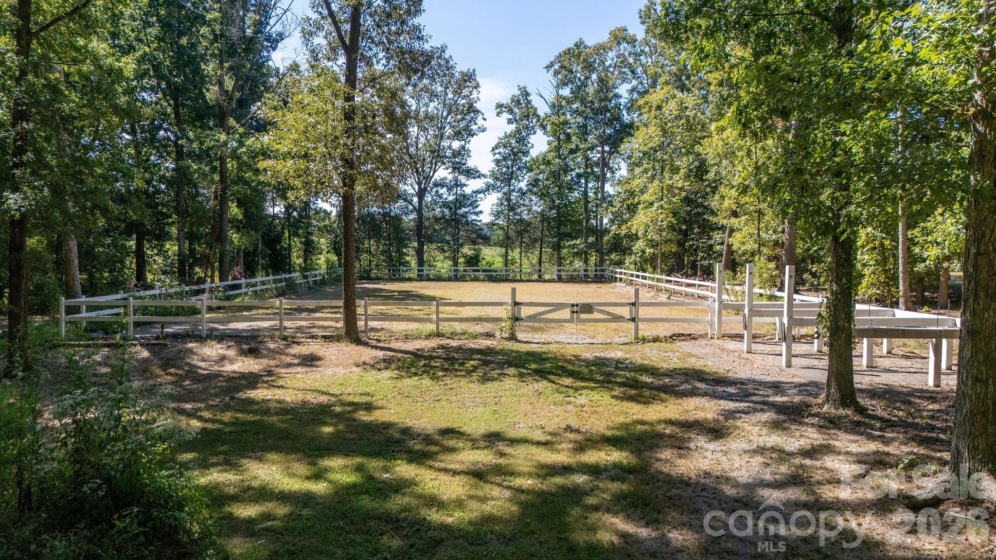 arena in rear of propert - 1517 Helms Short Cut Road, Monroe