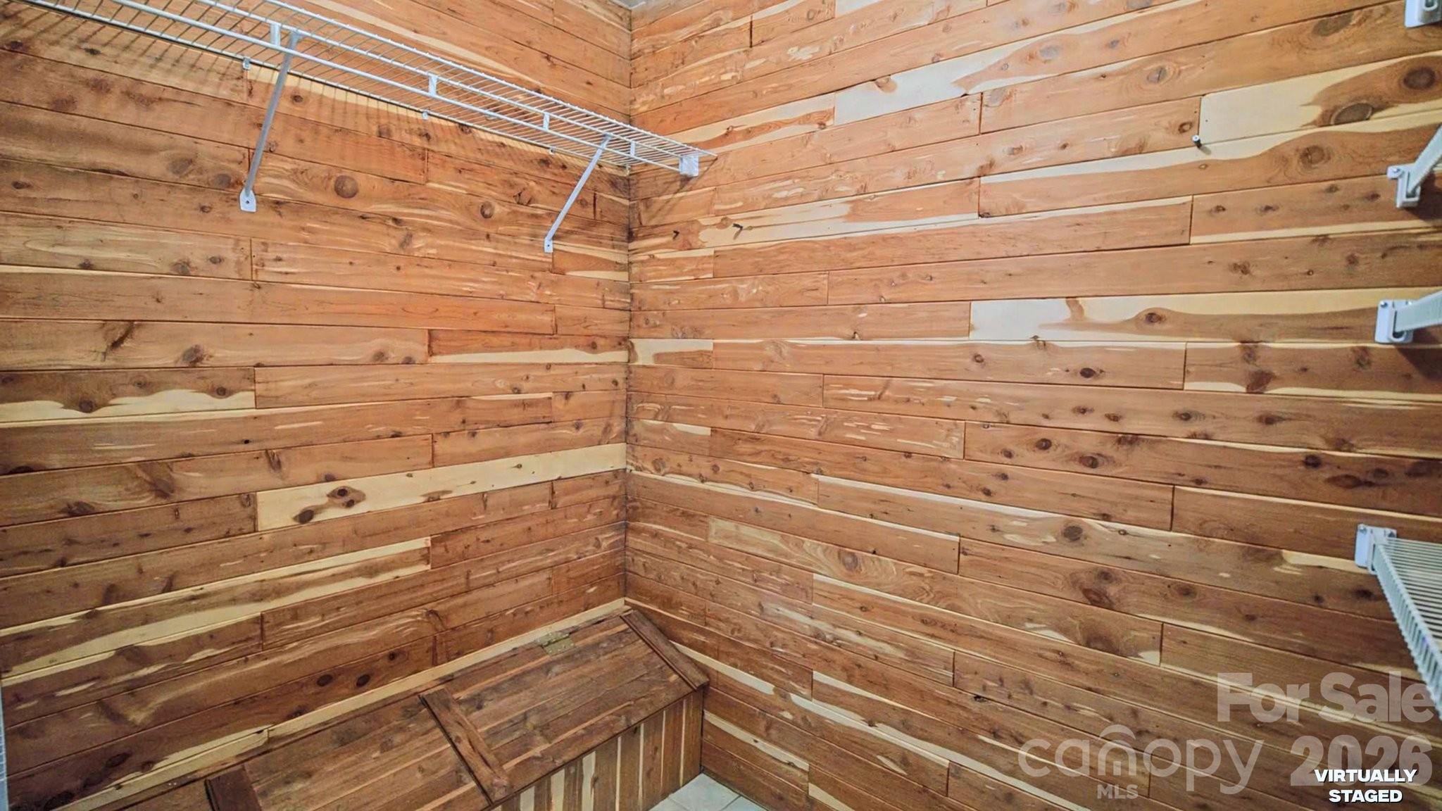 cedar closet in master bedroom - 1517 Helms Short Cut Road, Monroe