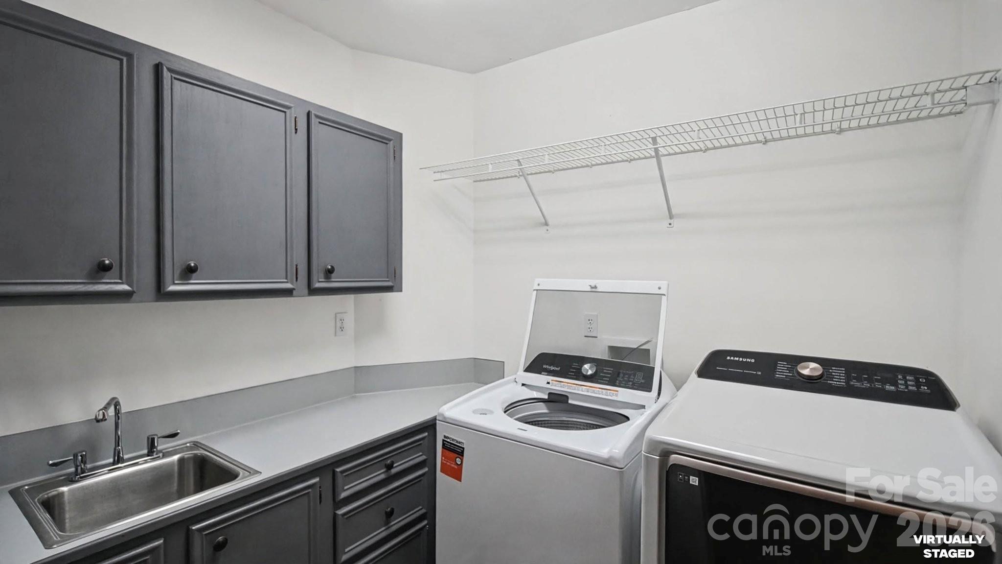 laundry room - 1517 Helms Short Cut Road, Monroe