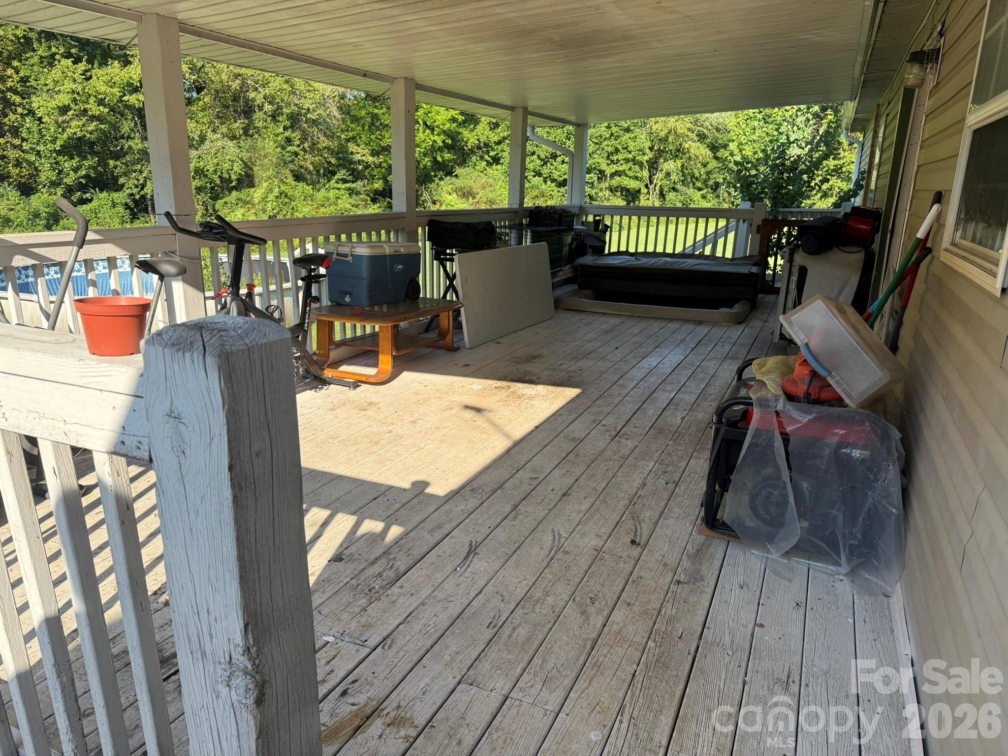 Back deck - 907 Epley Drive, Marion