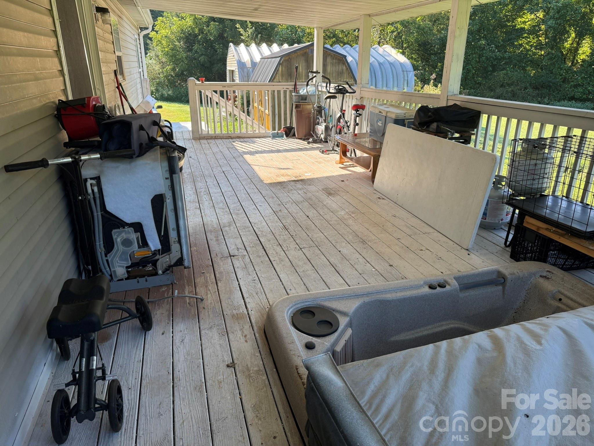 Back deck - 907 Epley Drive, Marion