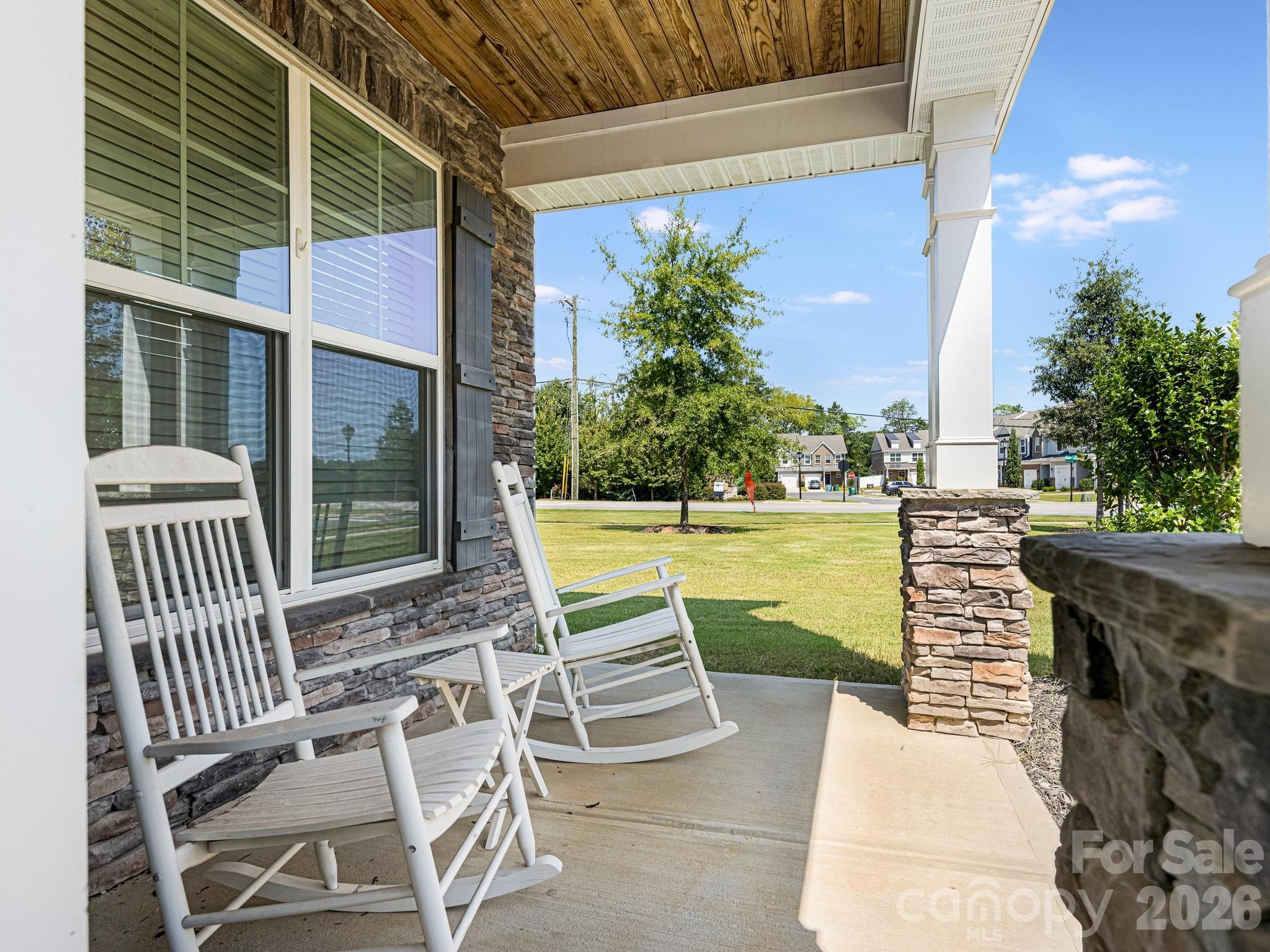 Covered Front Porch - 6008 Hampstead Pond Lane, Matthews