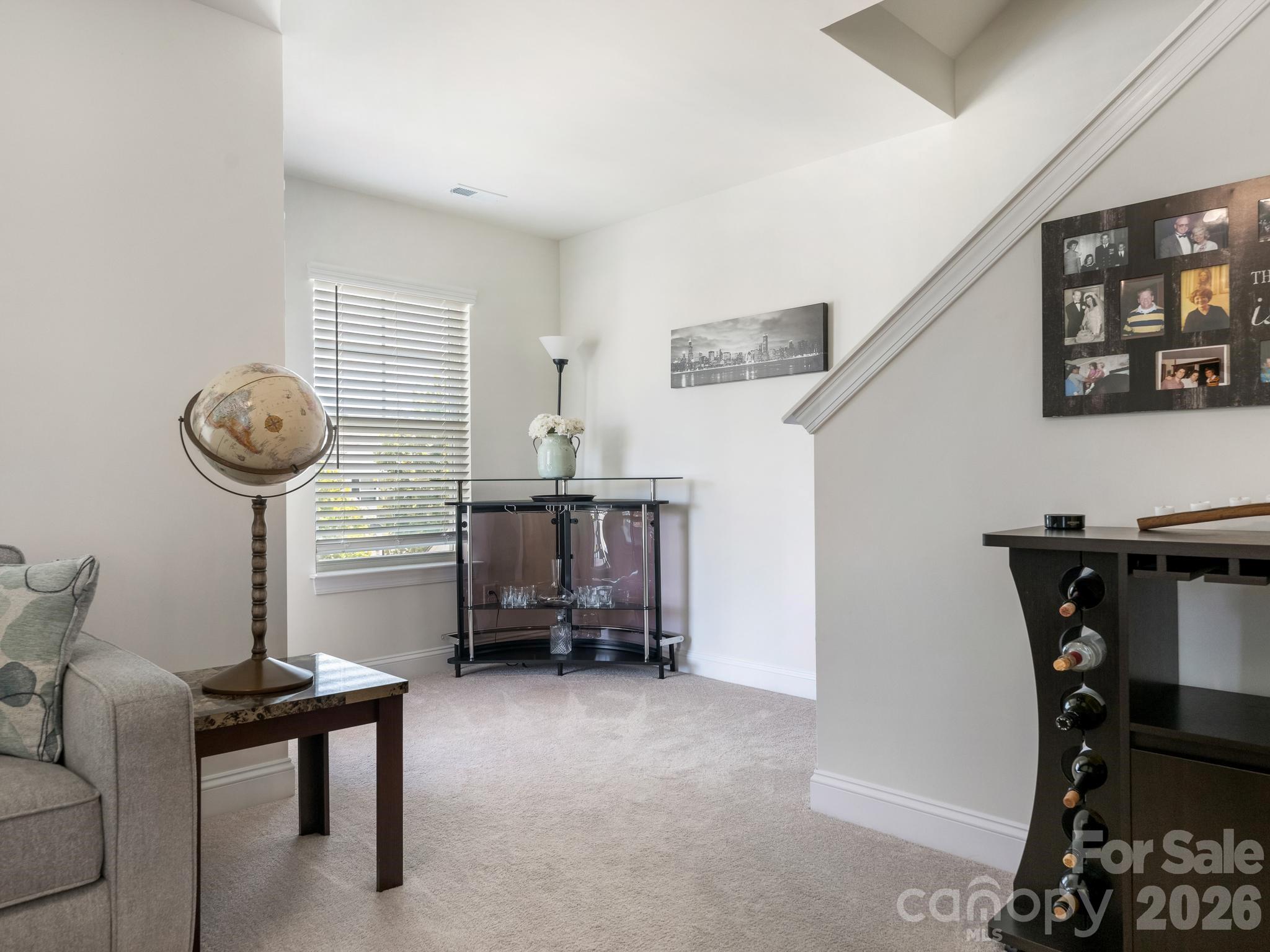 Second level loft den facing stairs to third level - 6008 Hampstead Pond Lane, Matthews