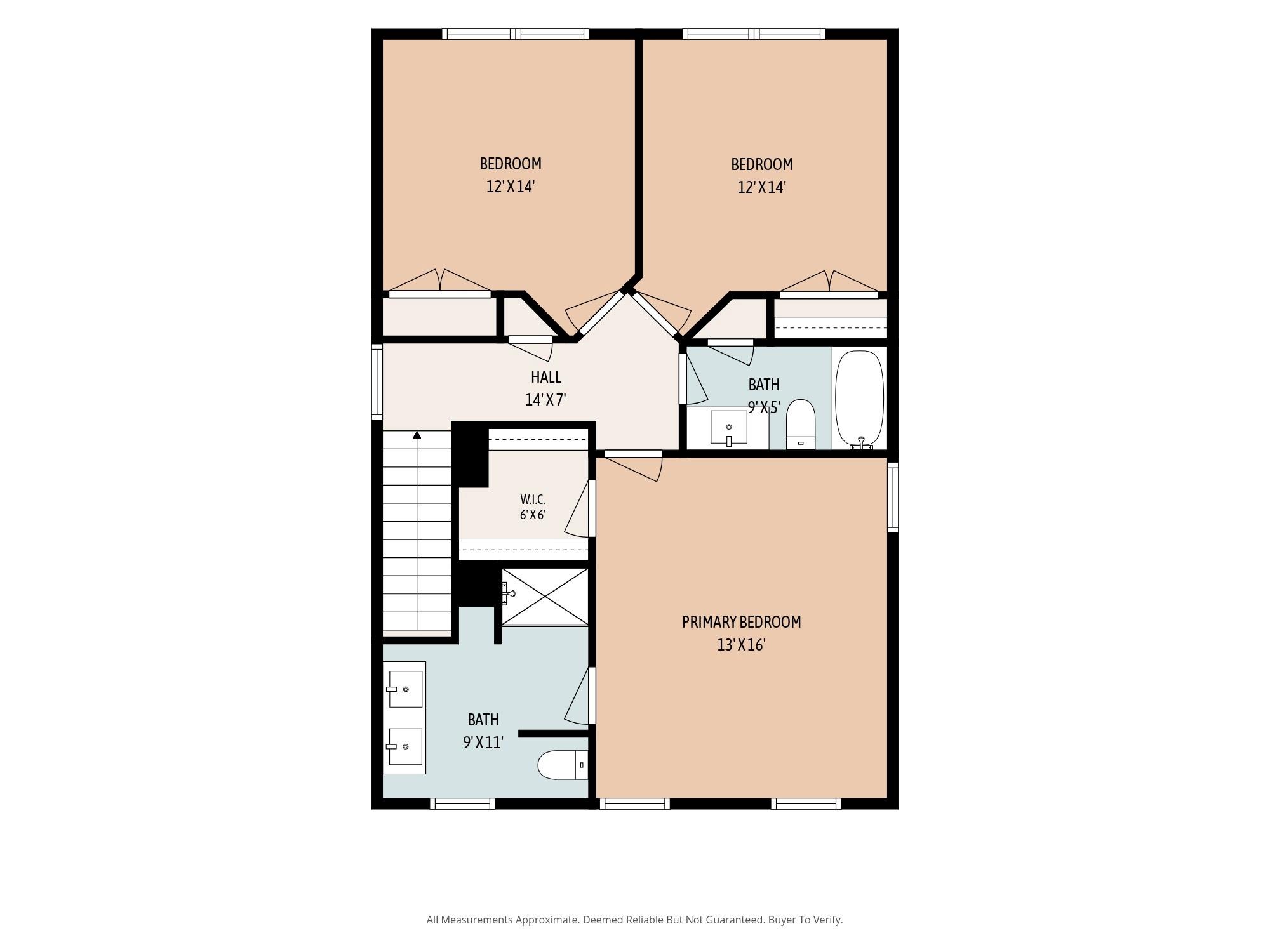 Upper Level Plan - 408 Old Haw Creek Road, Asheville