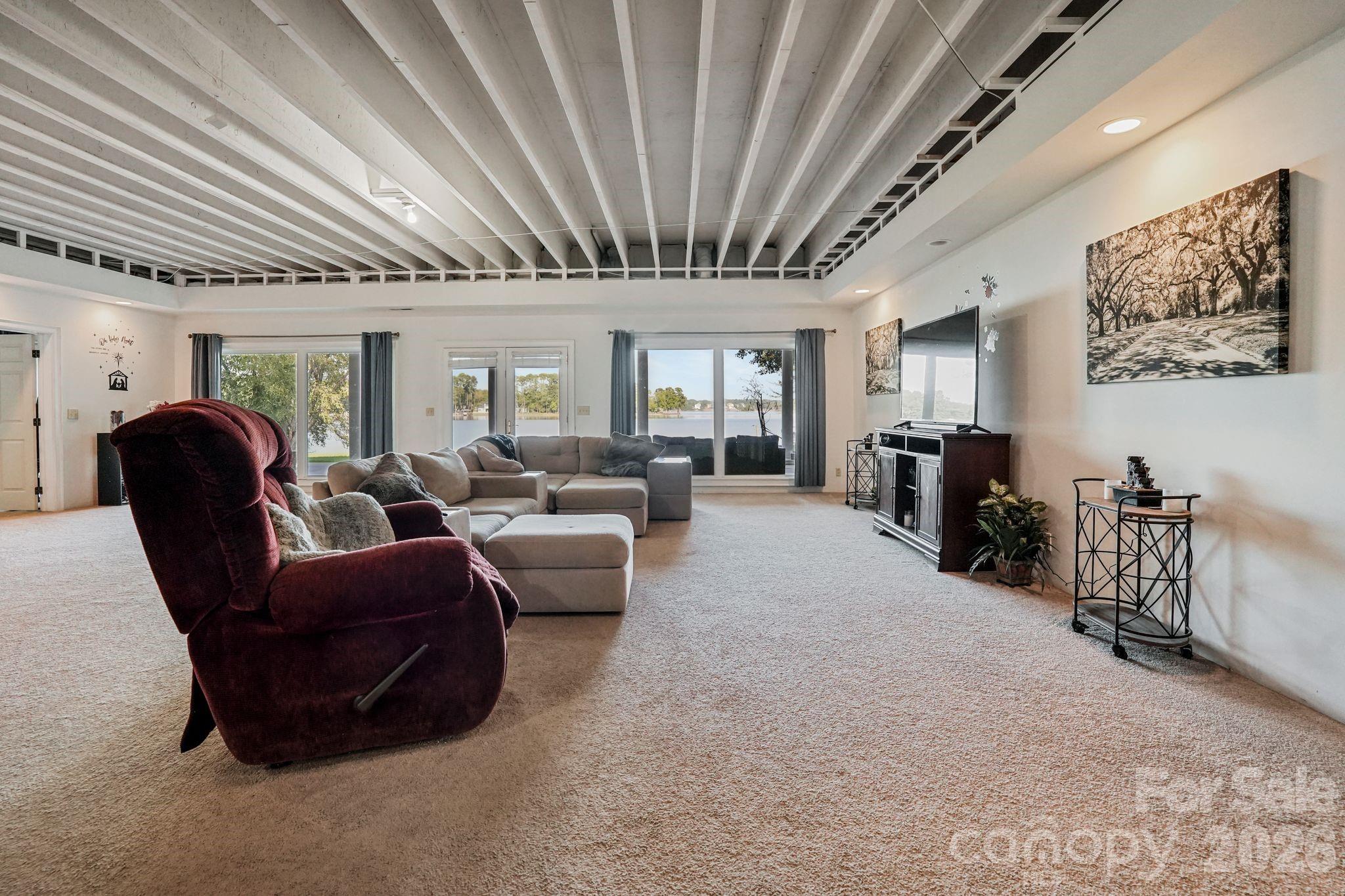 Basement living room - 2159 Mingus Lane, York
