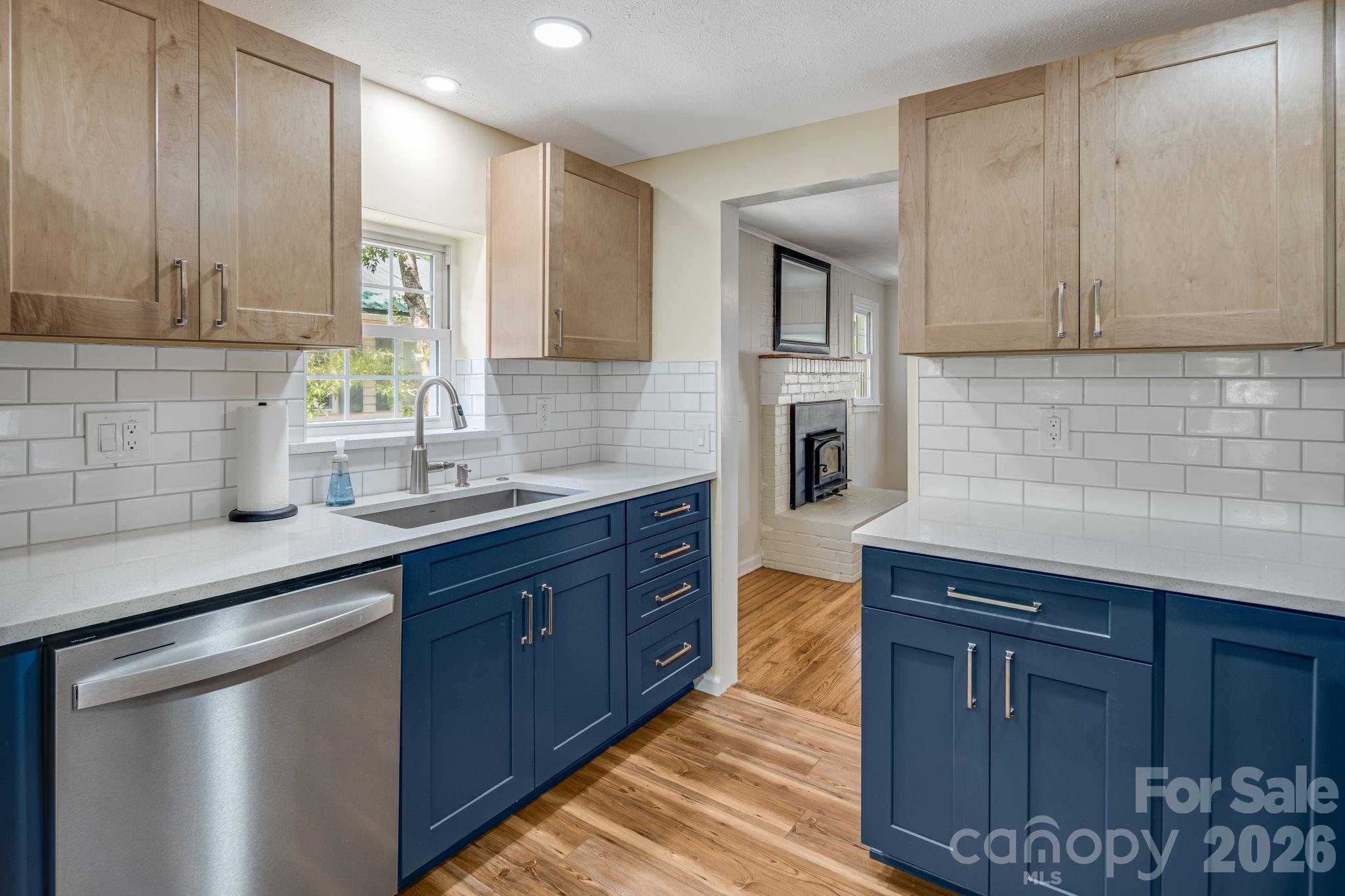 Remodeled kitchen. - 1015 Mountain View Street, Hendersonville