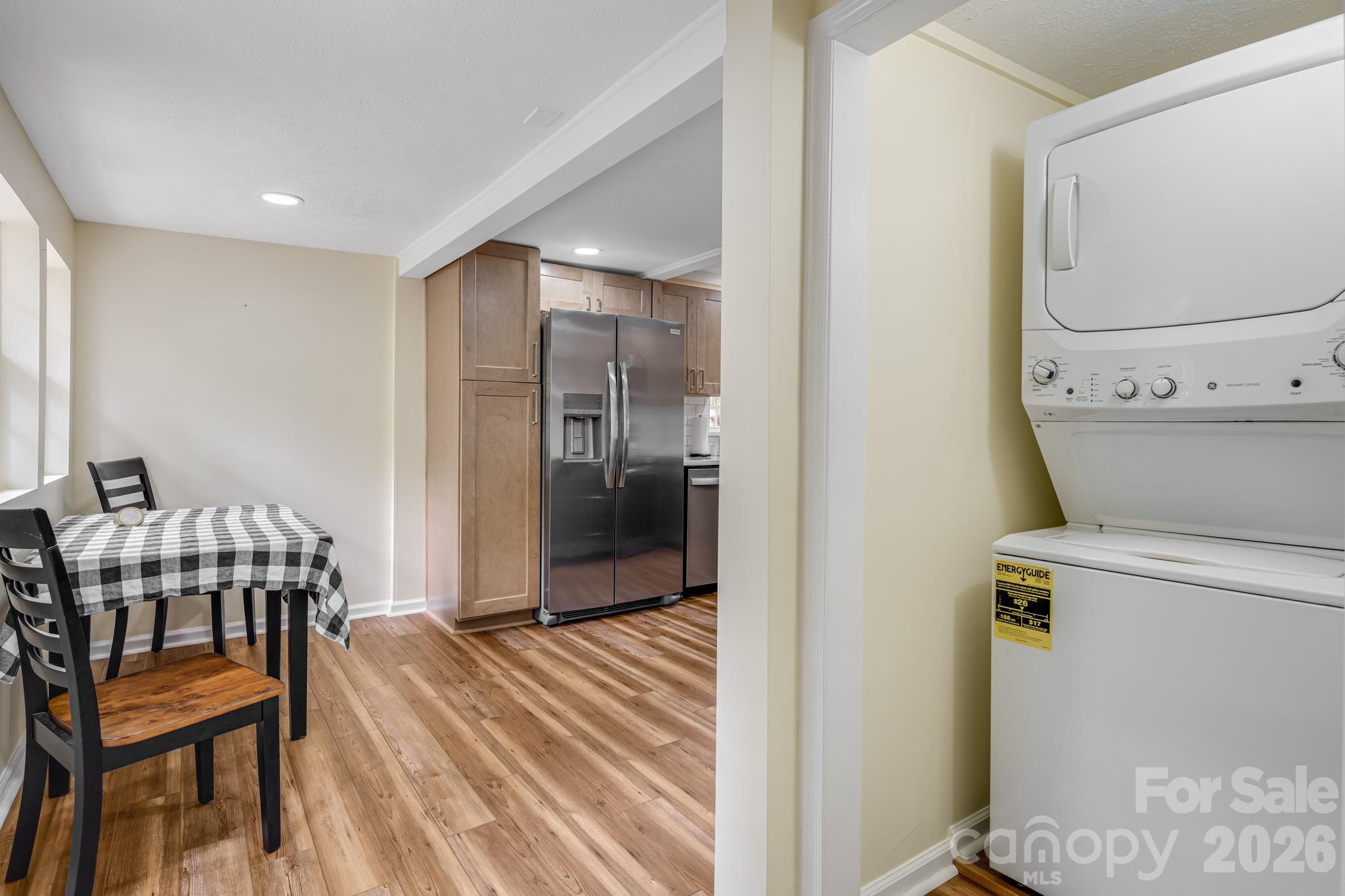 Laundry next to the primary bedroom. - 1015 Mountain View Street, Hendersonville