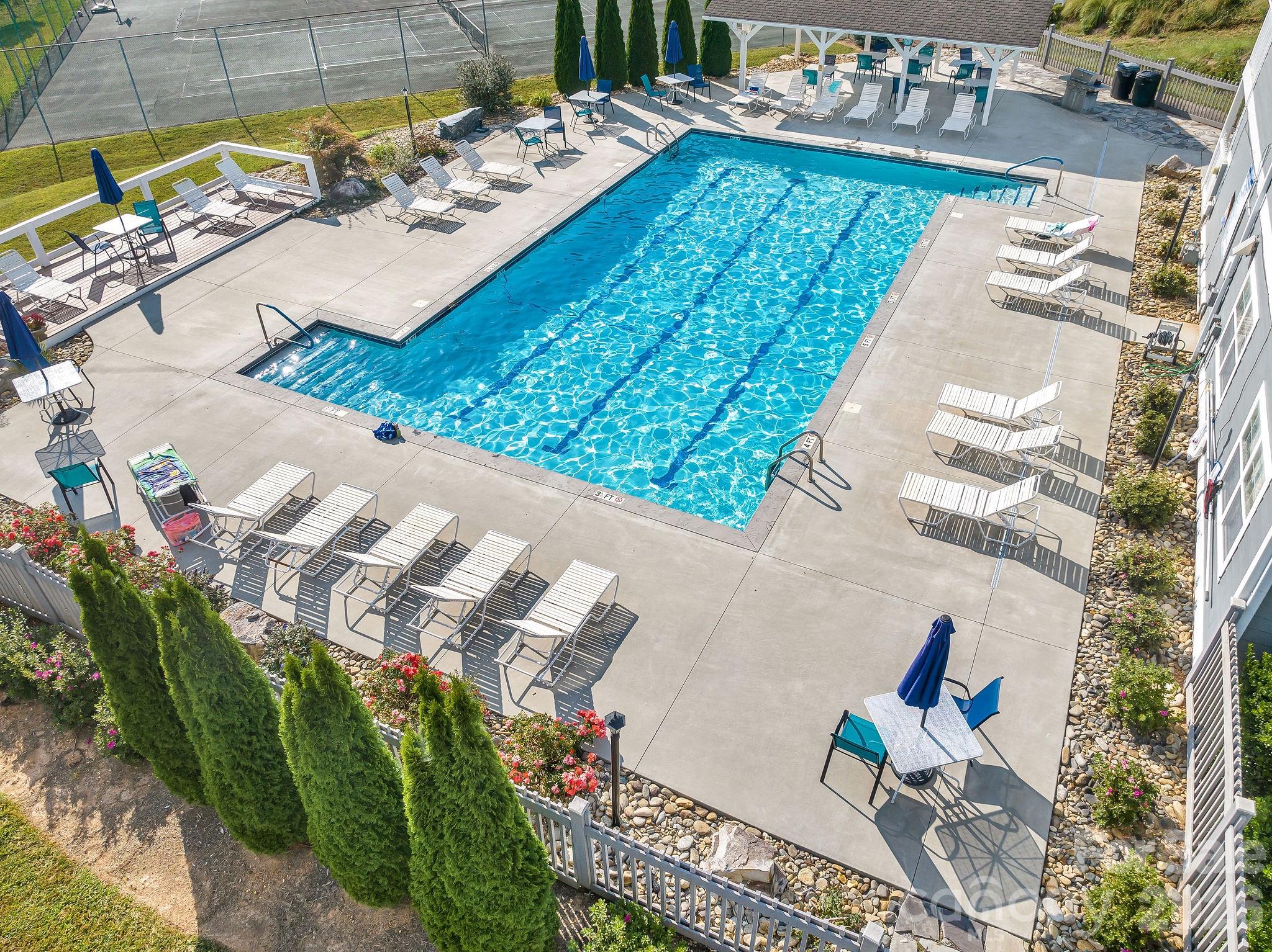 Lap pool in the community - 4702 Breakers Lane, Asheville