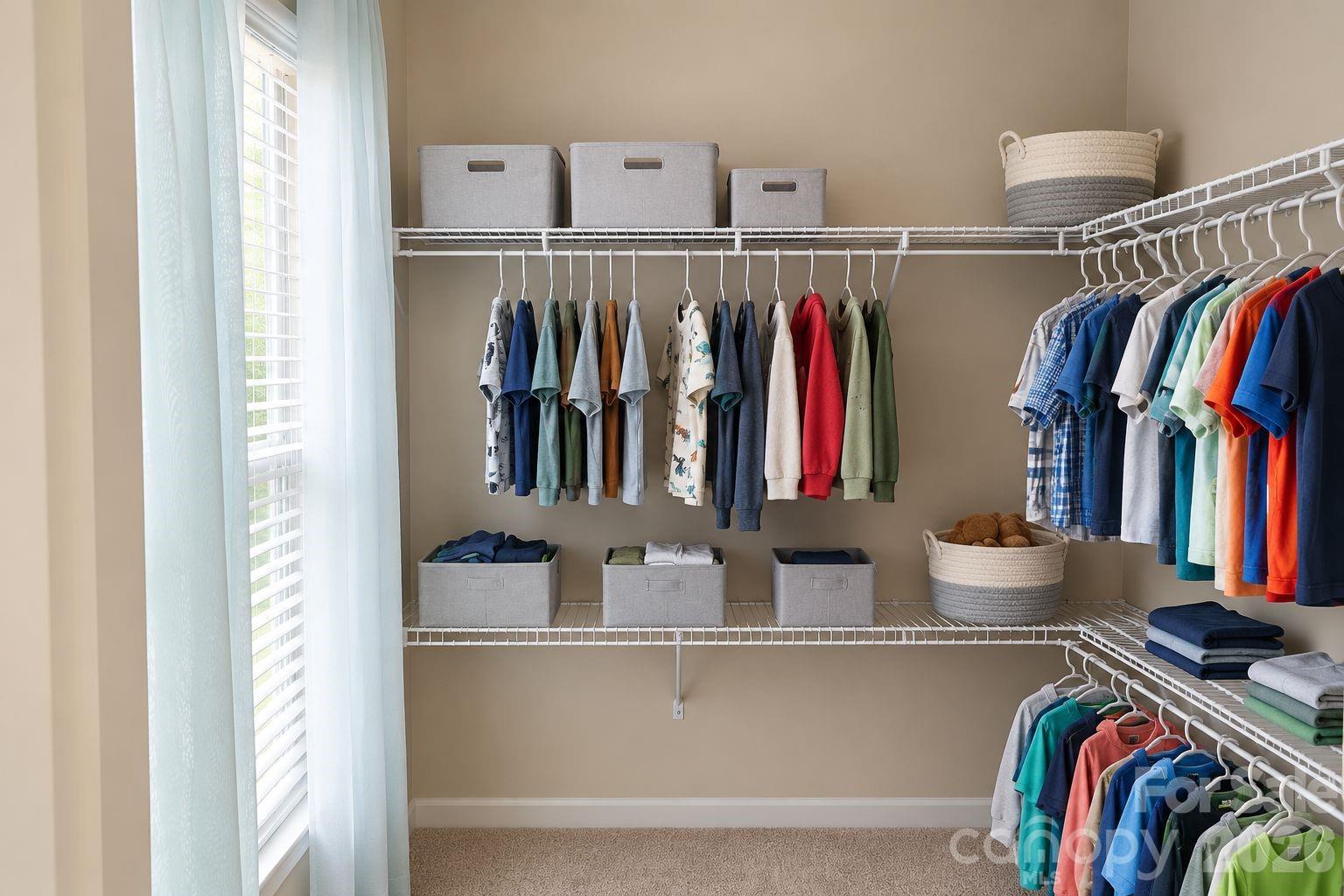 Bed 2 closet - 4679 Yarrow Street, Rock Hill