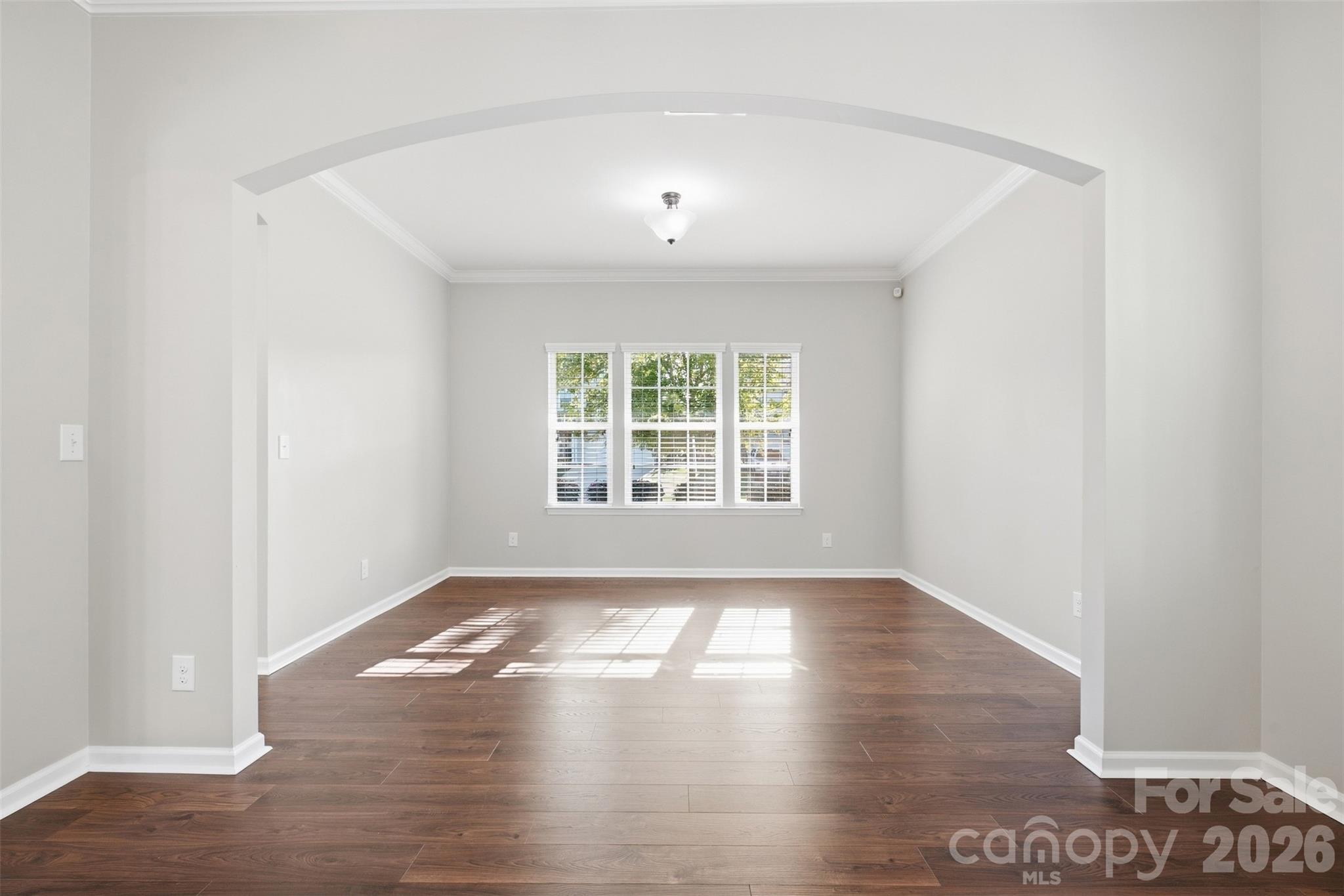 Dining room open to living room - 142 Fesperman Circle, Troutman