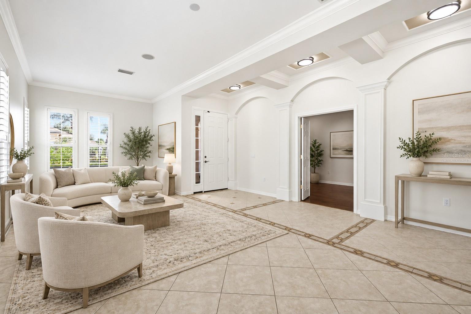 Virtually Staged – Formal Living Room - 13860 SIENA LOOP, BRADENTON