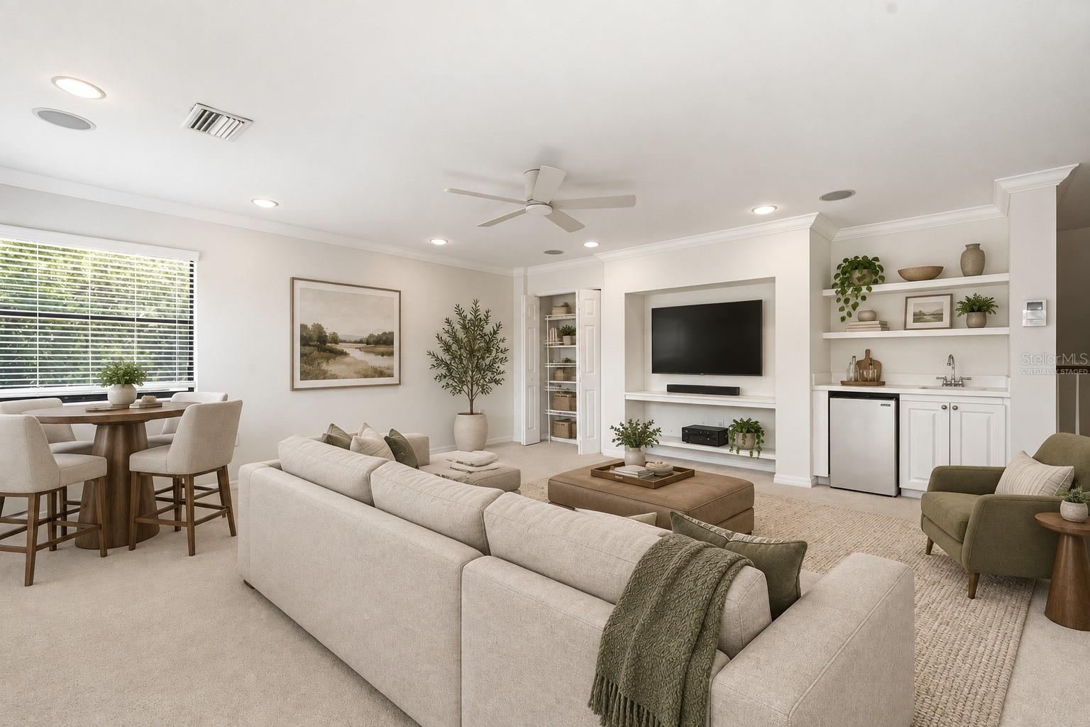 Virtually Staged – Second floor Bonus Room with Wet Bar - 13860 SIENA LOOP, BRADENTON